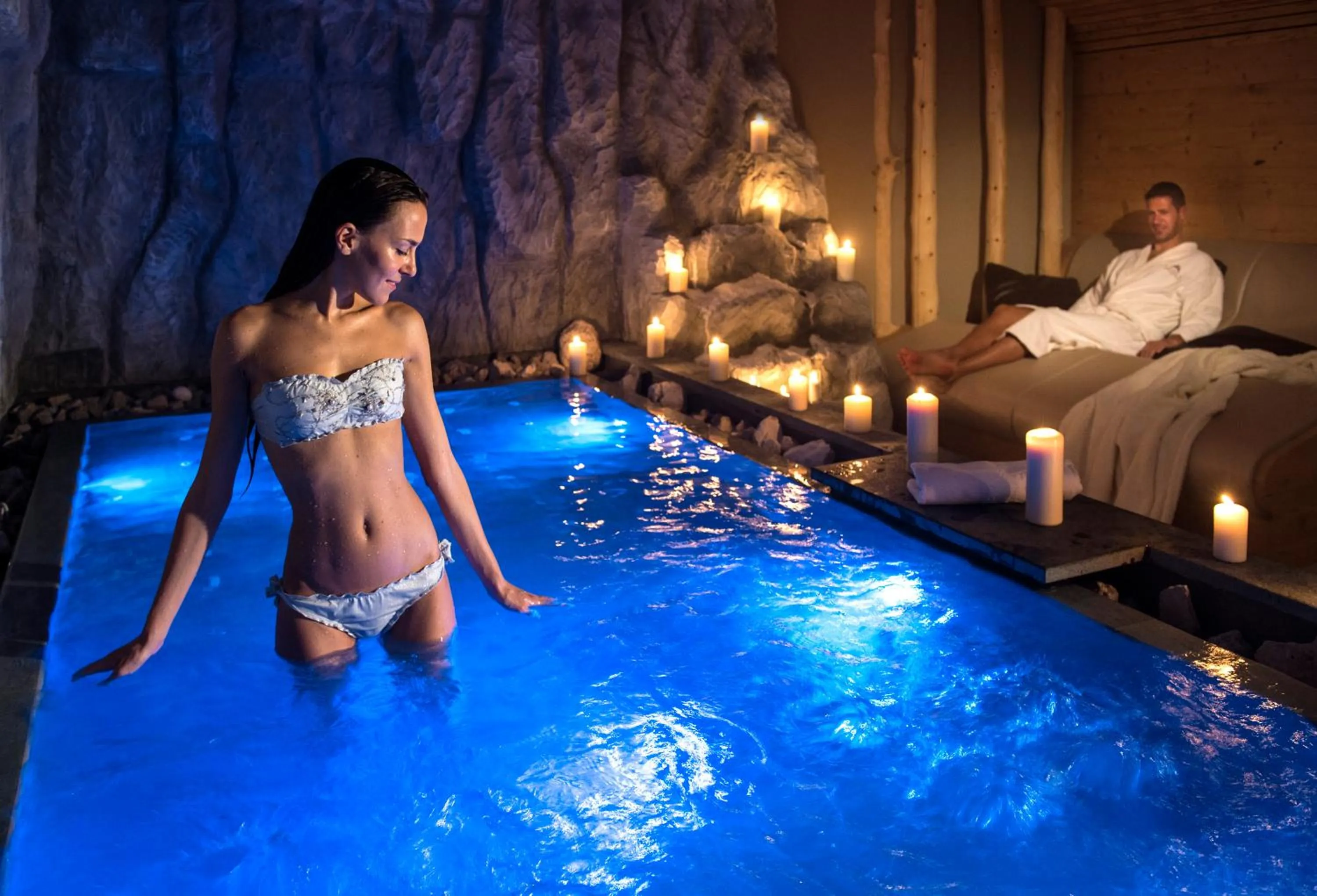 Spa and wellness centre/facilities in ABINEA Dolomiti Romantic SPA