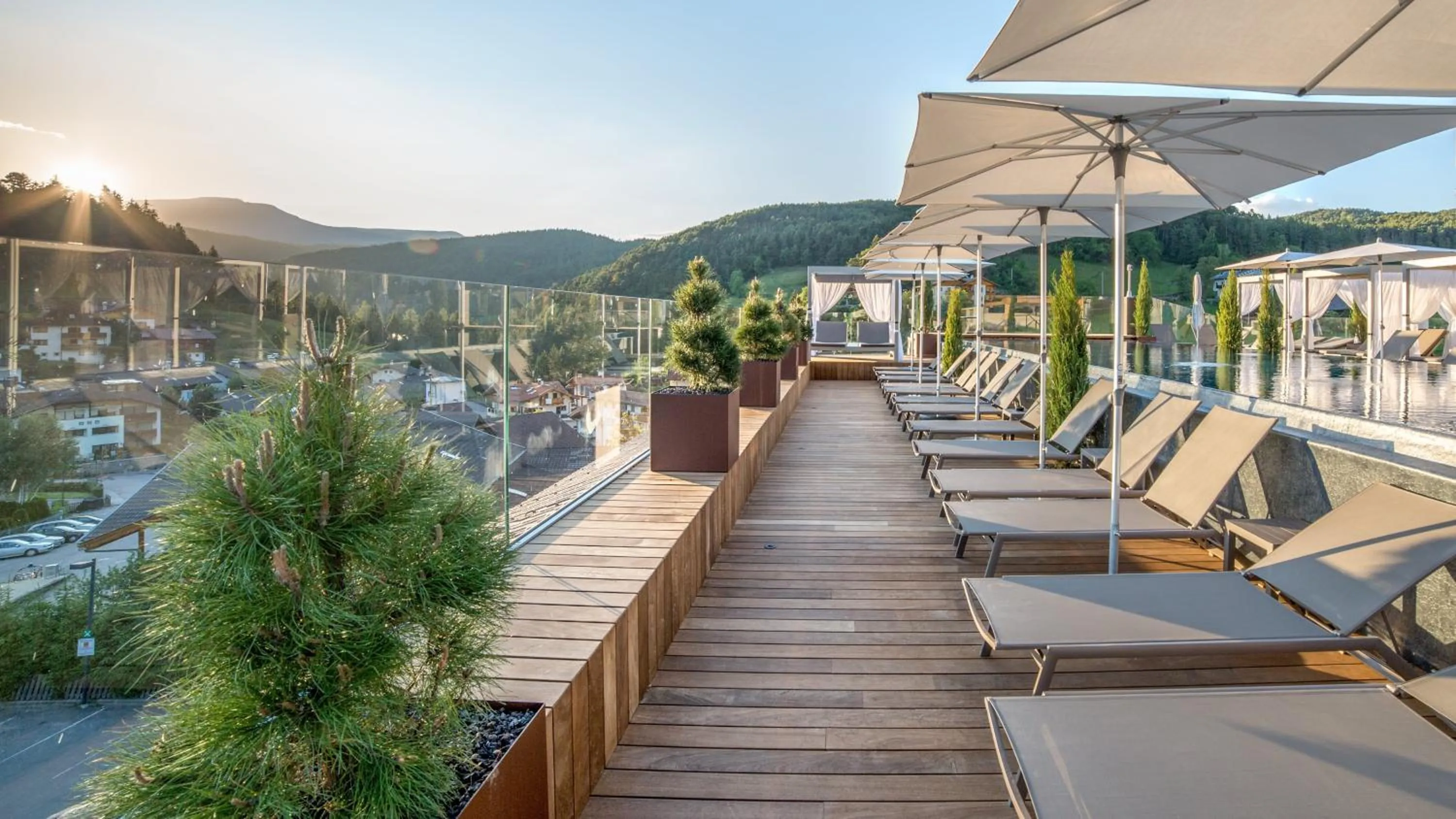 Balcony/Terrace in ABINEA Dolomiti Romantic SPA