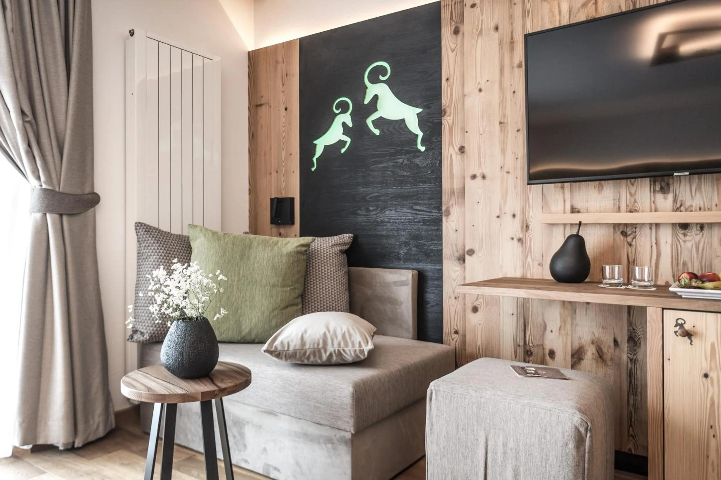 Seating area in ABINEA Dolomiti Romantic SPA