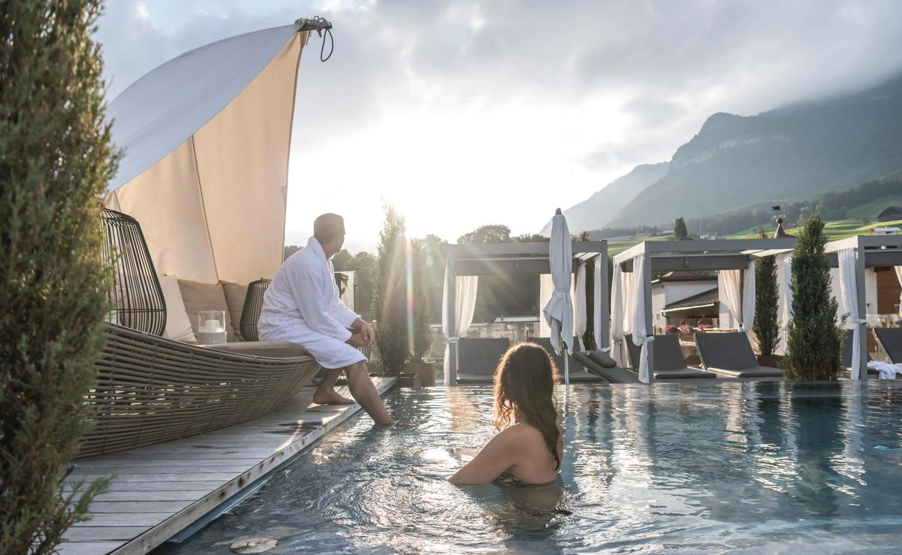 Swimming pool in ABINEA Dolomiti Romantic SPA