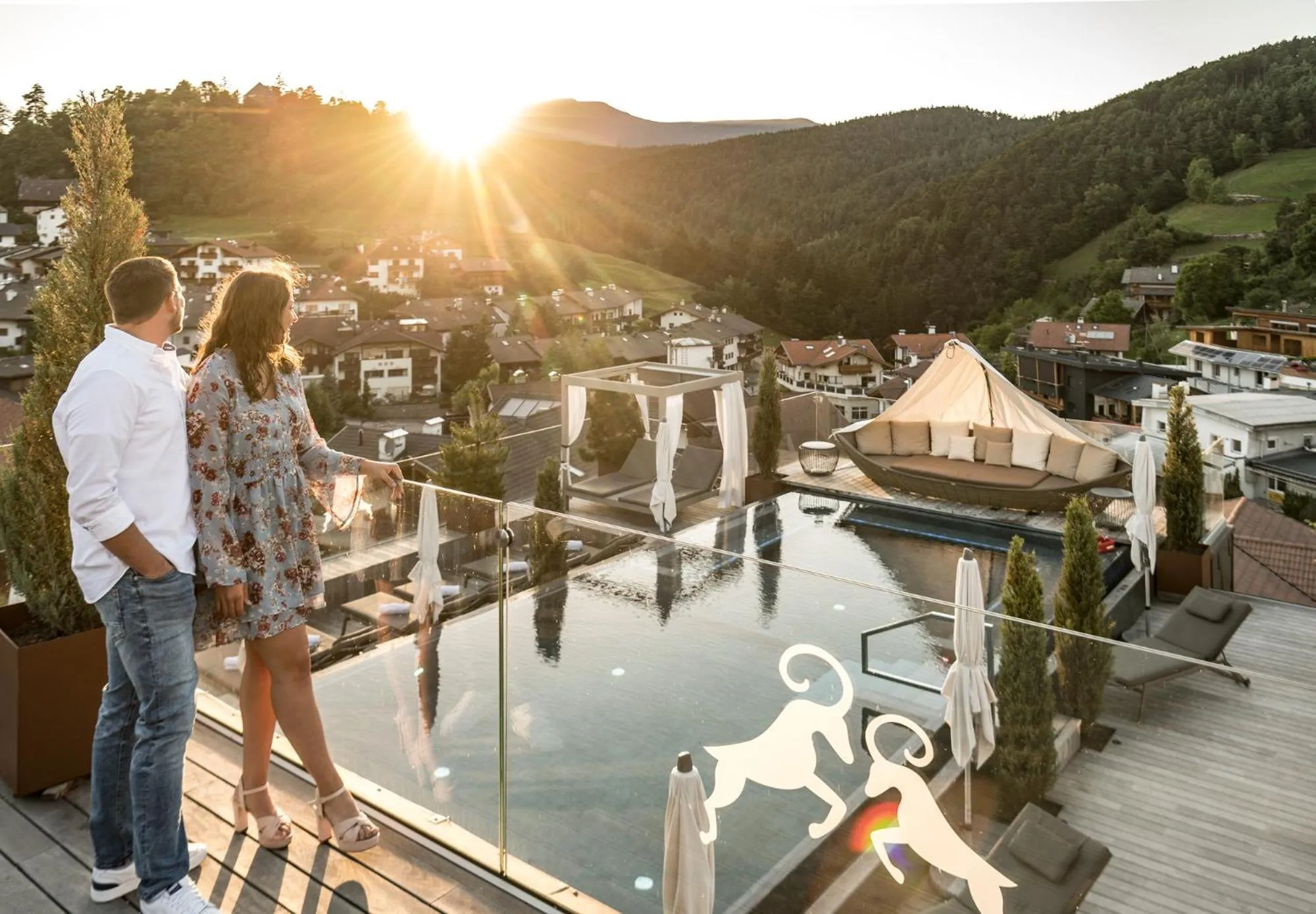 Swimming pool in ABINEA Dolomiti Romantic SPA