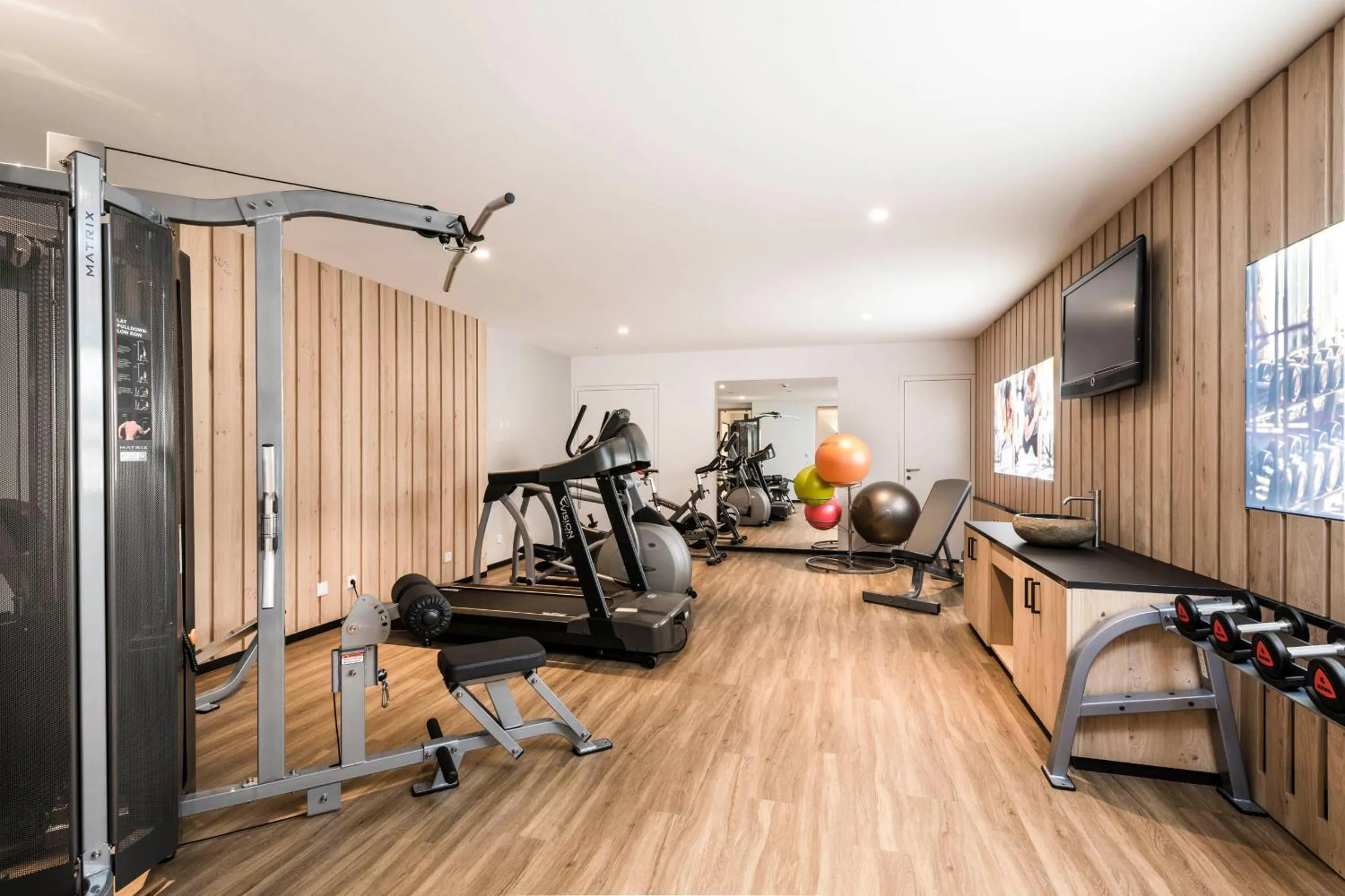 Fitness centre/facilities in Hotel Clara