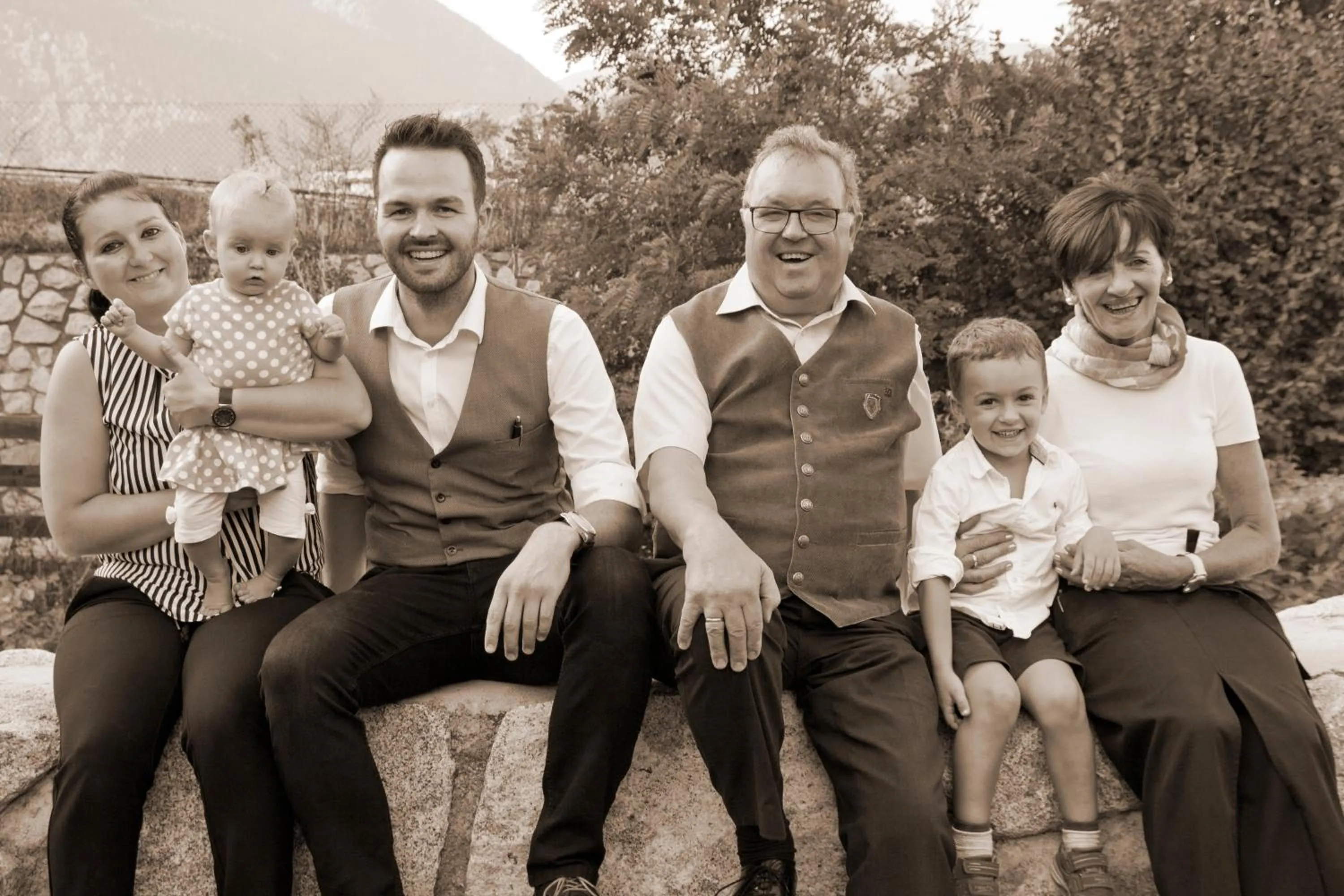 Family in Hotel Clara