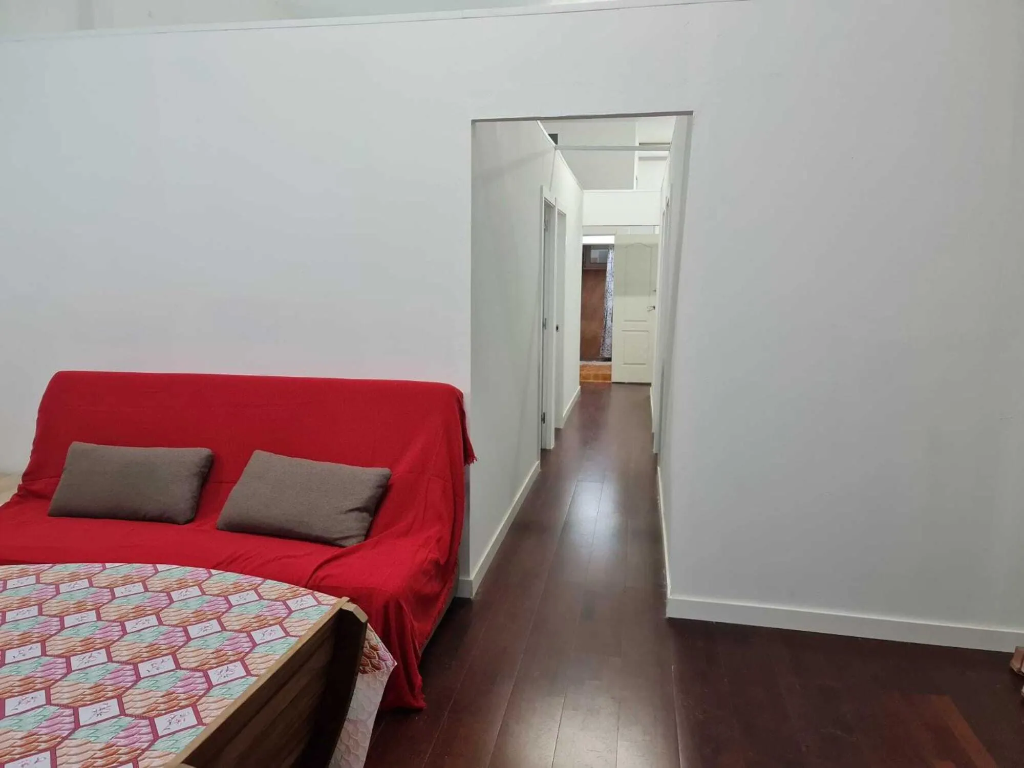 Lobby or reception, Bed in Viviendas XXIII