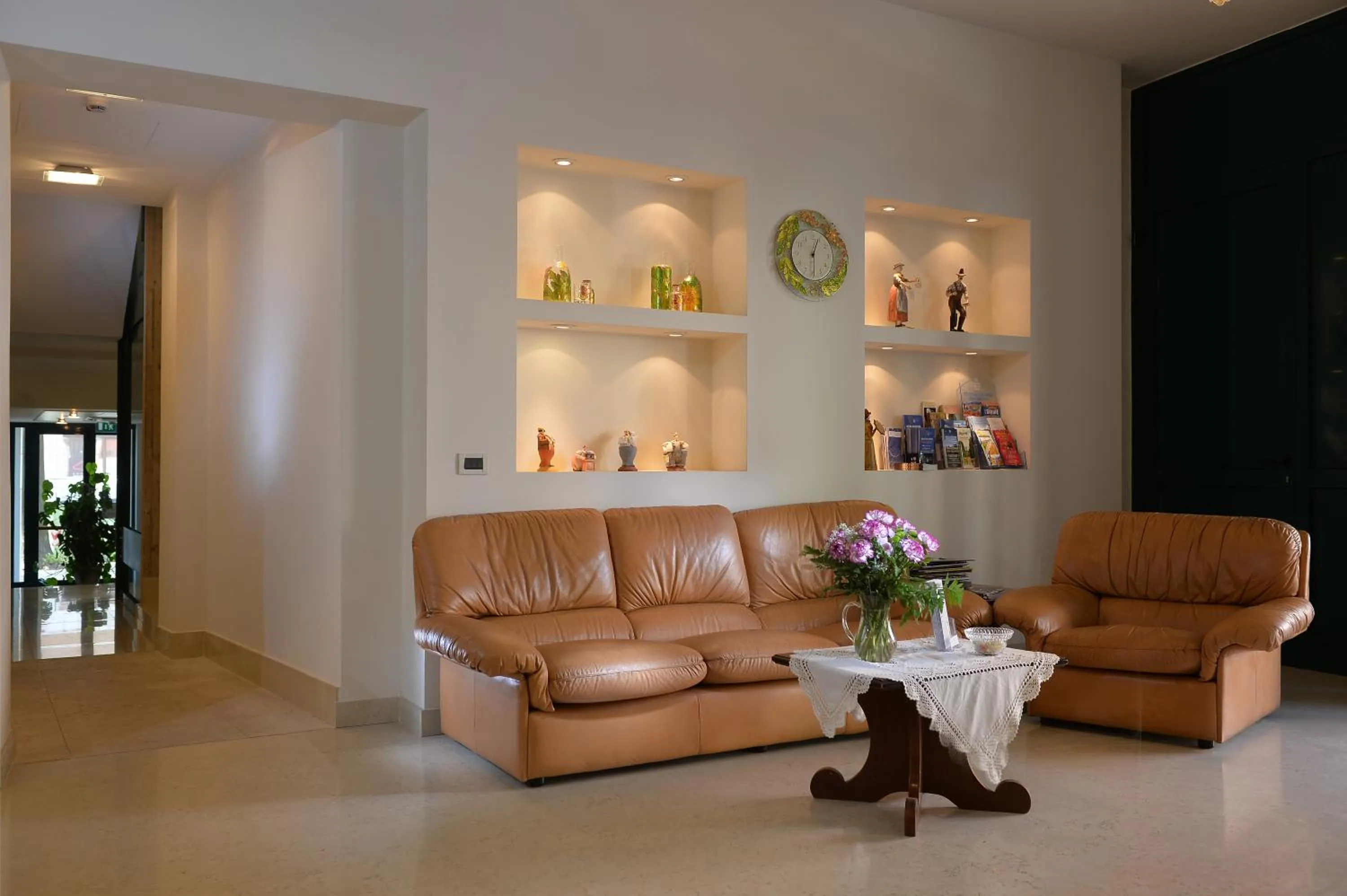 Lobby or reception in Hotel Siena