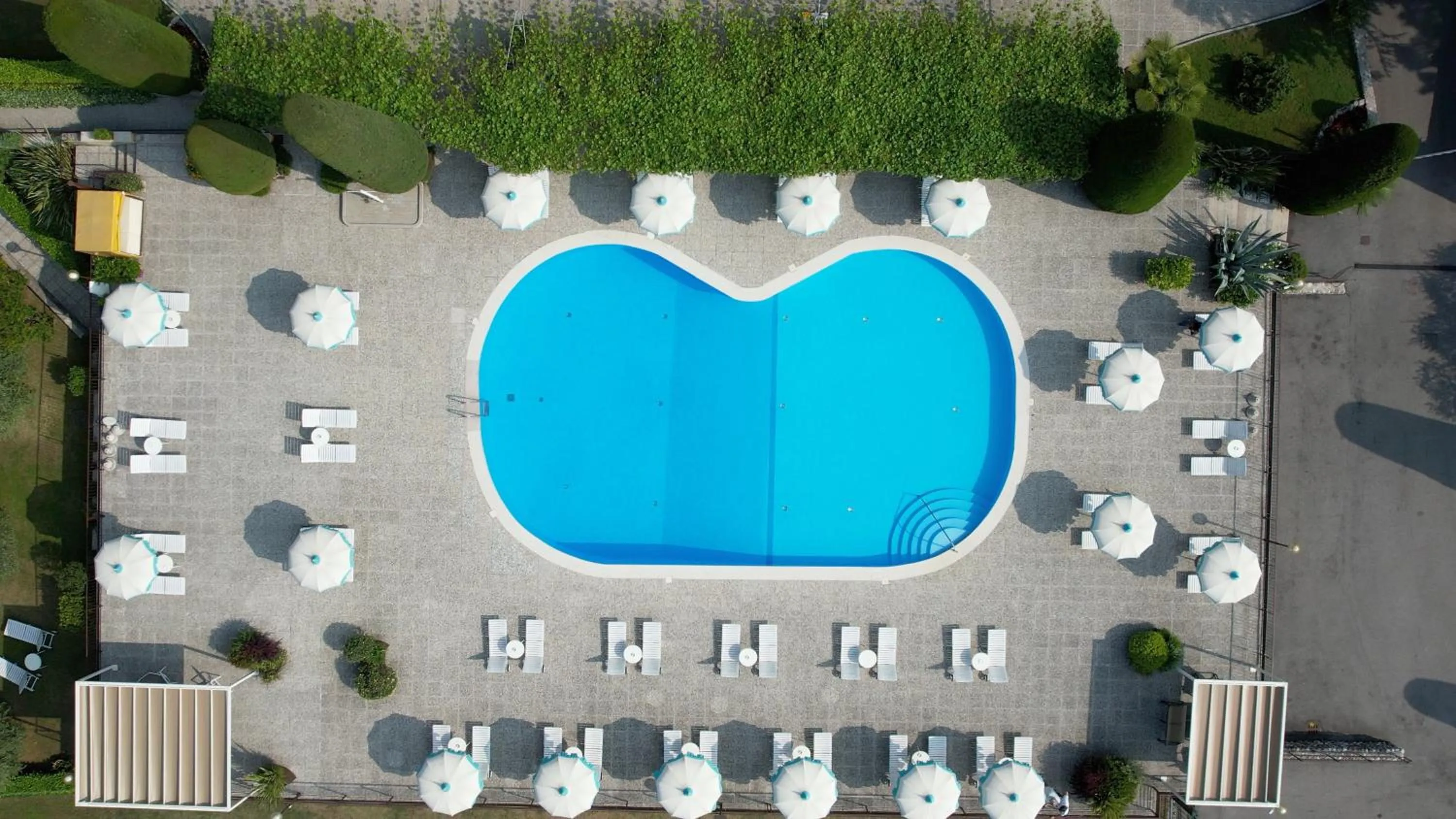 Bird's eye view in Hotel Garden