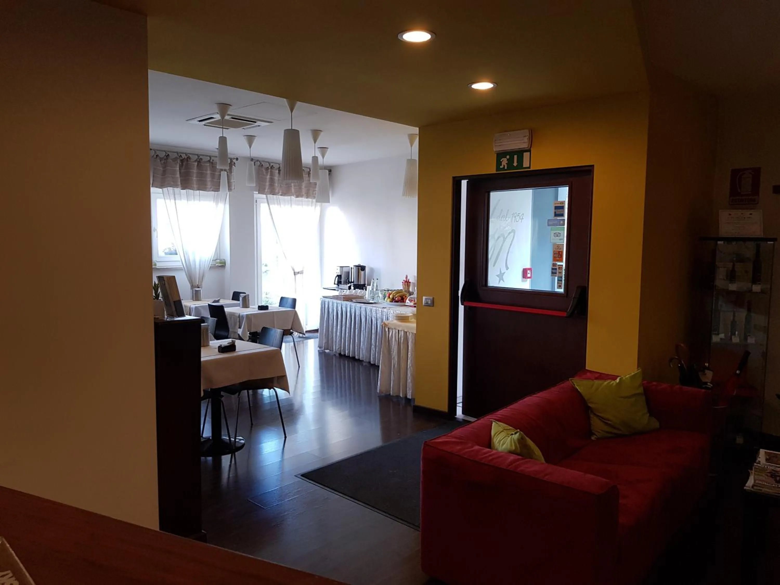 Lobby or reception in Hotel Milano