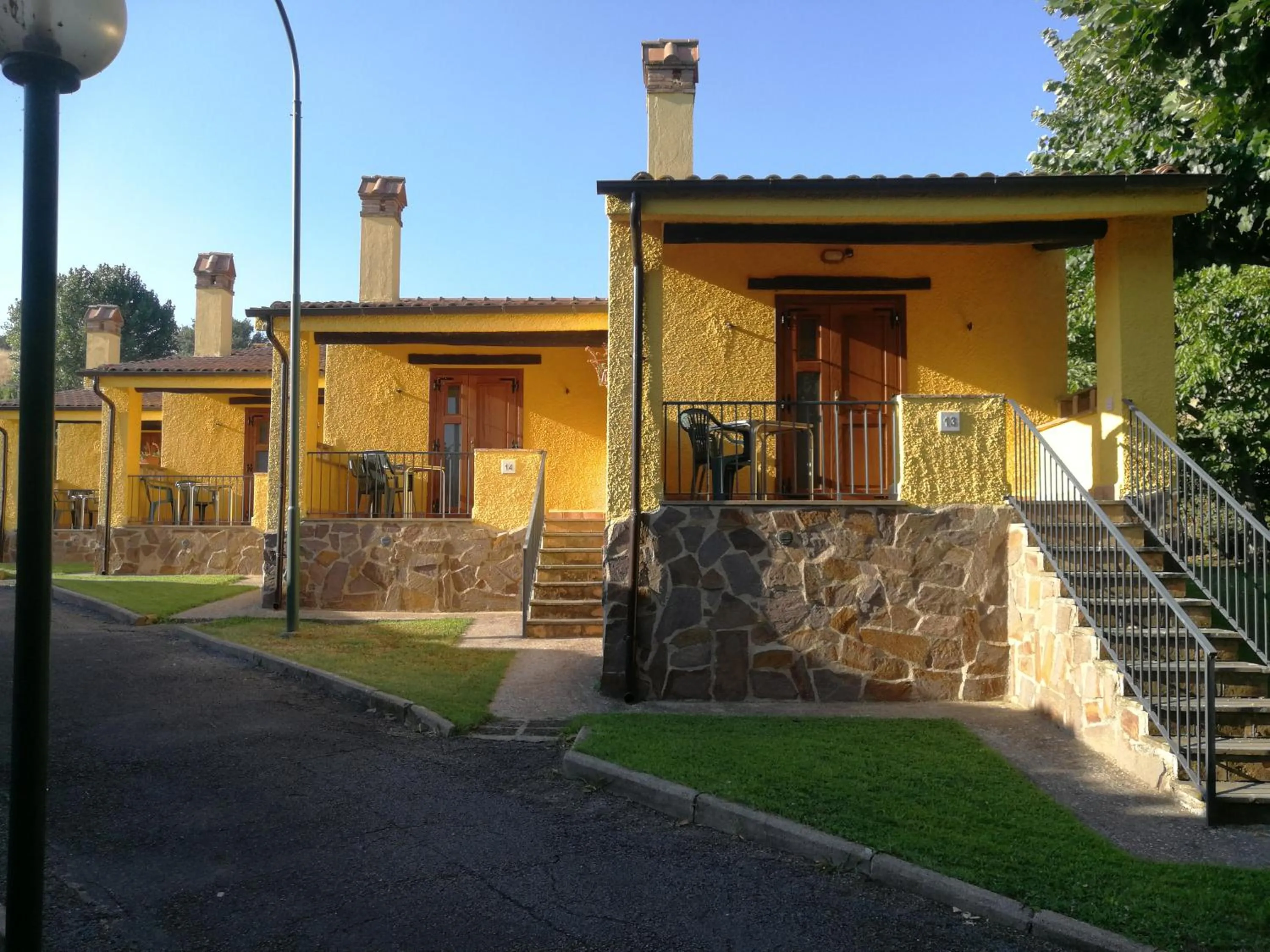 Garden view in Hotel Il Casale