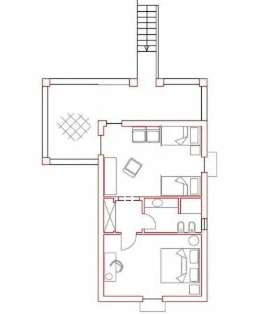 Floor plan in Hotel Abba & Murta