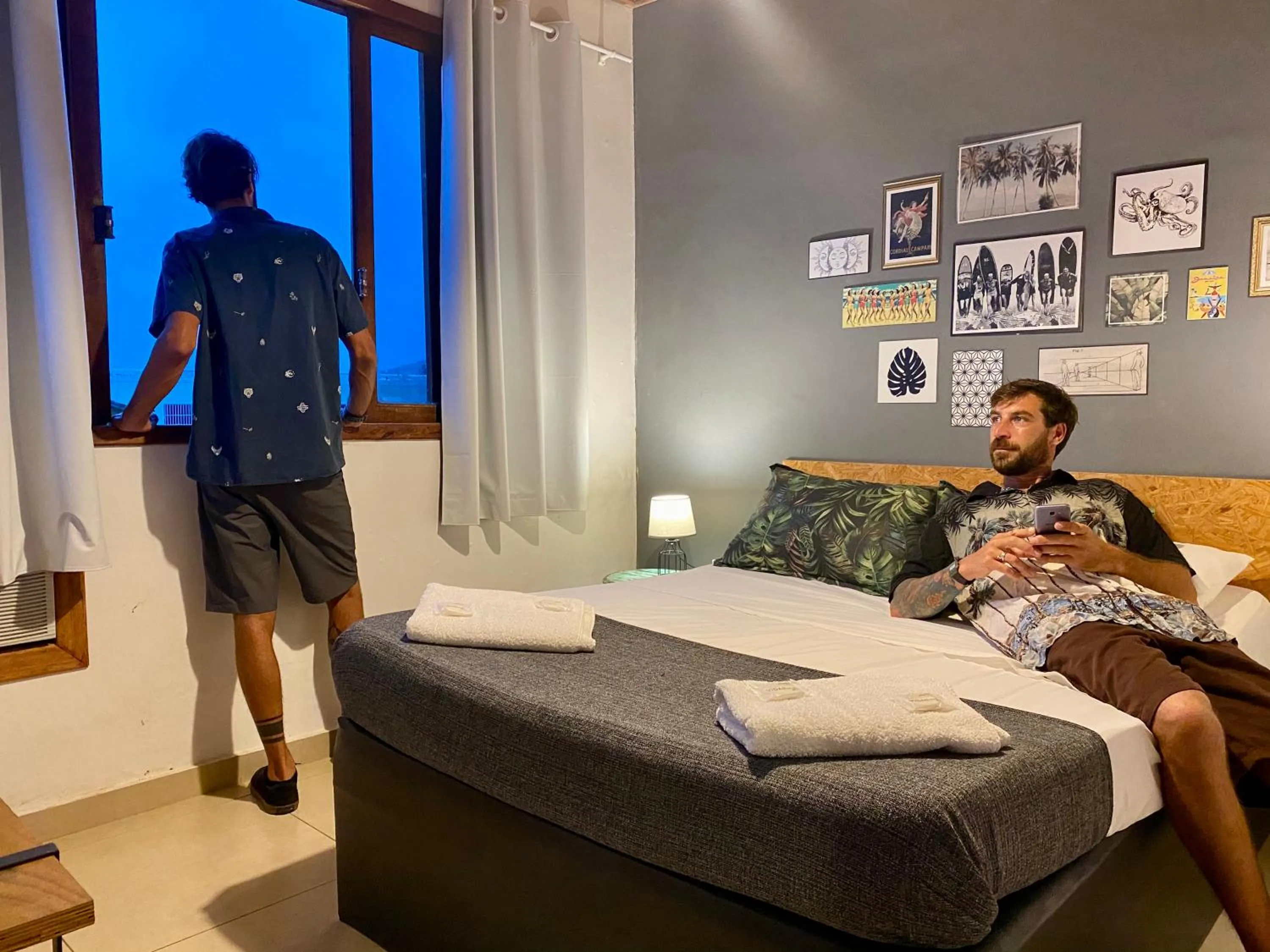 Bedroom in A Coroa Hostel & Pousada