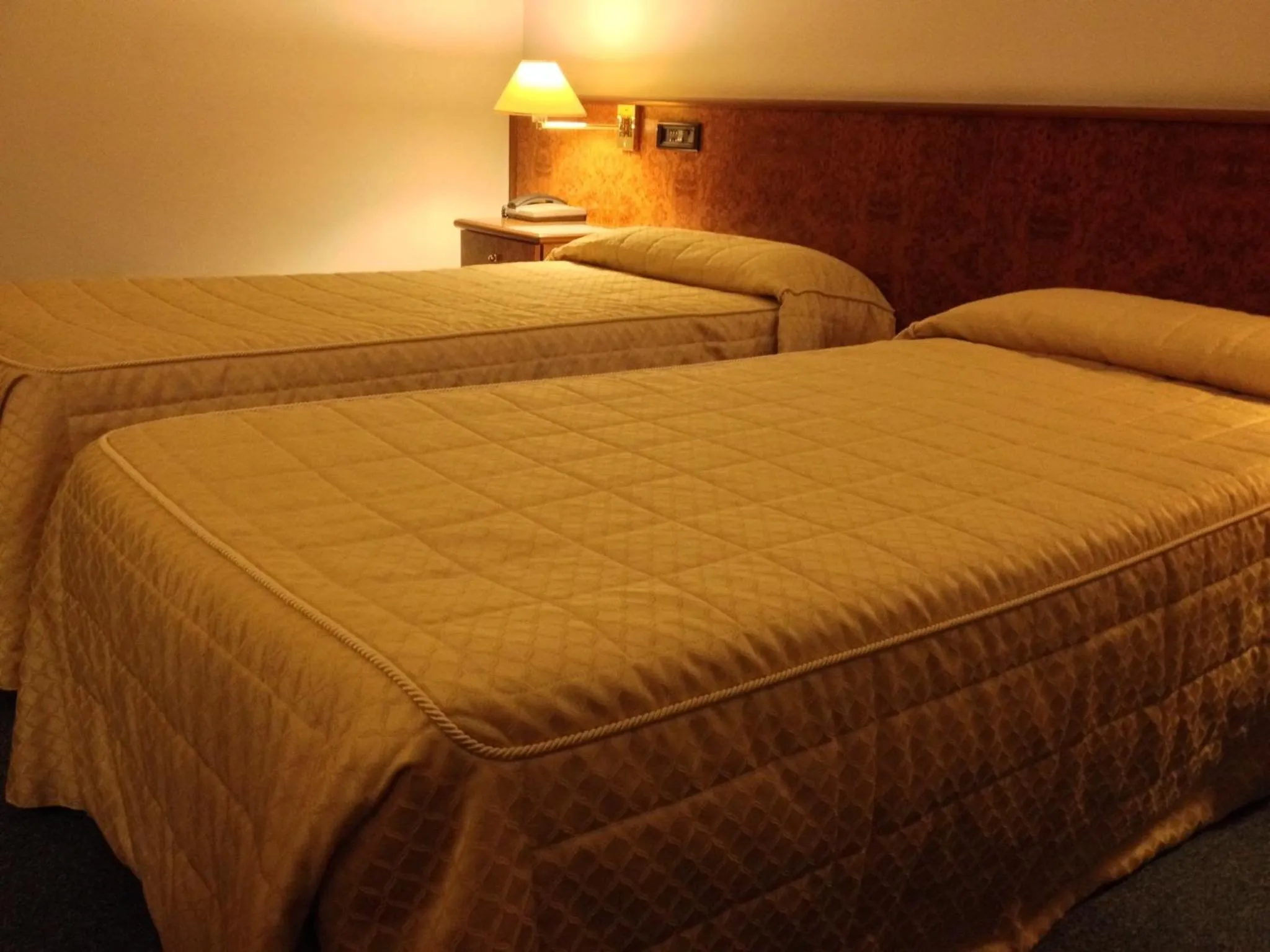 Bed in Hotel Motel Europa