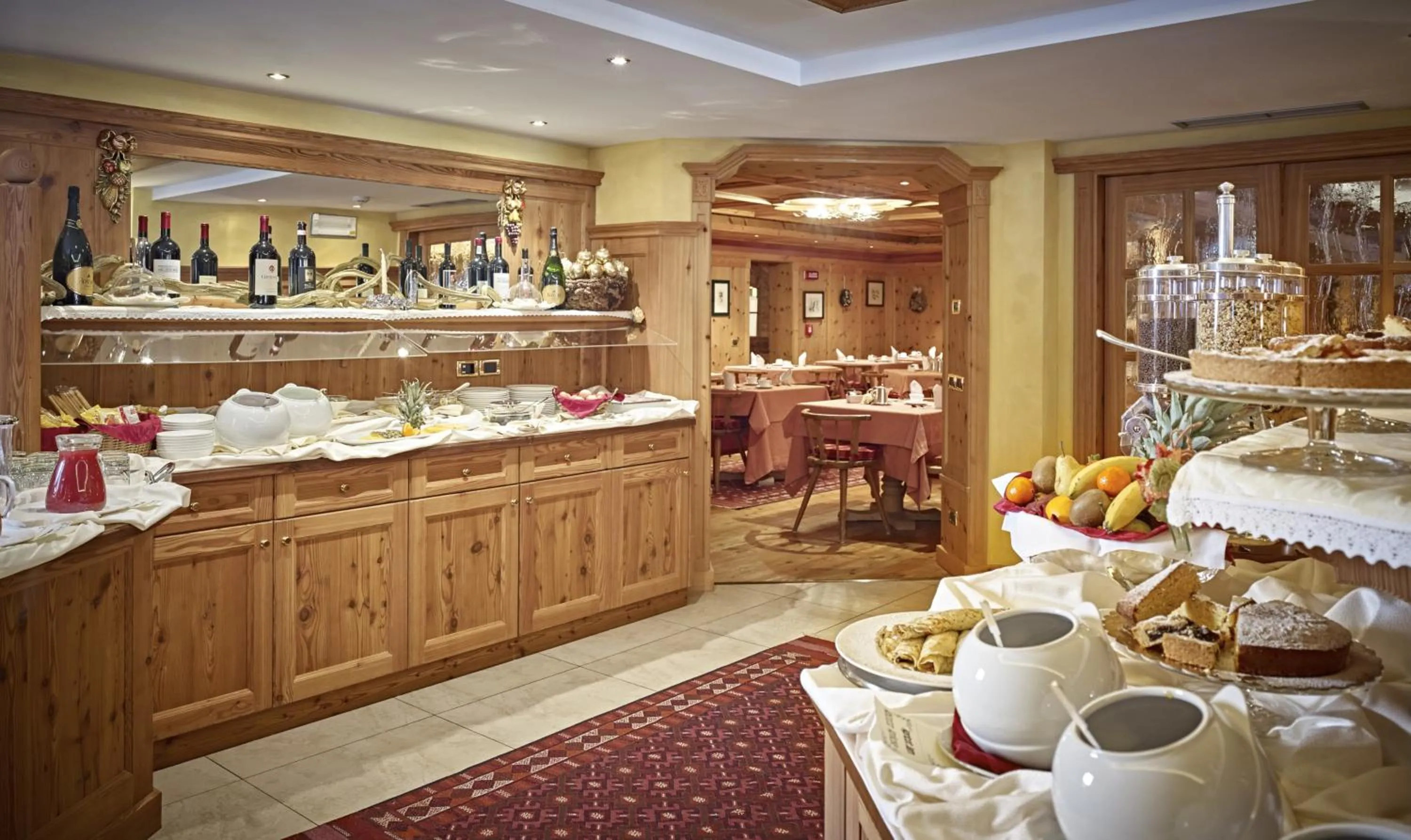 Buffet breakfast in Cerana Relax Hotel