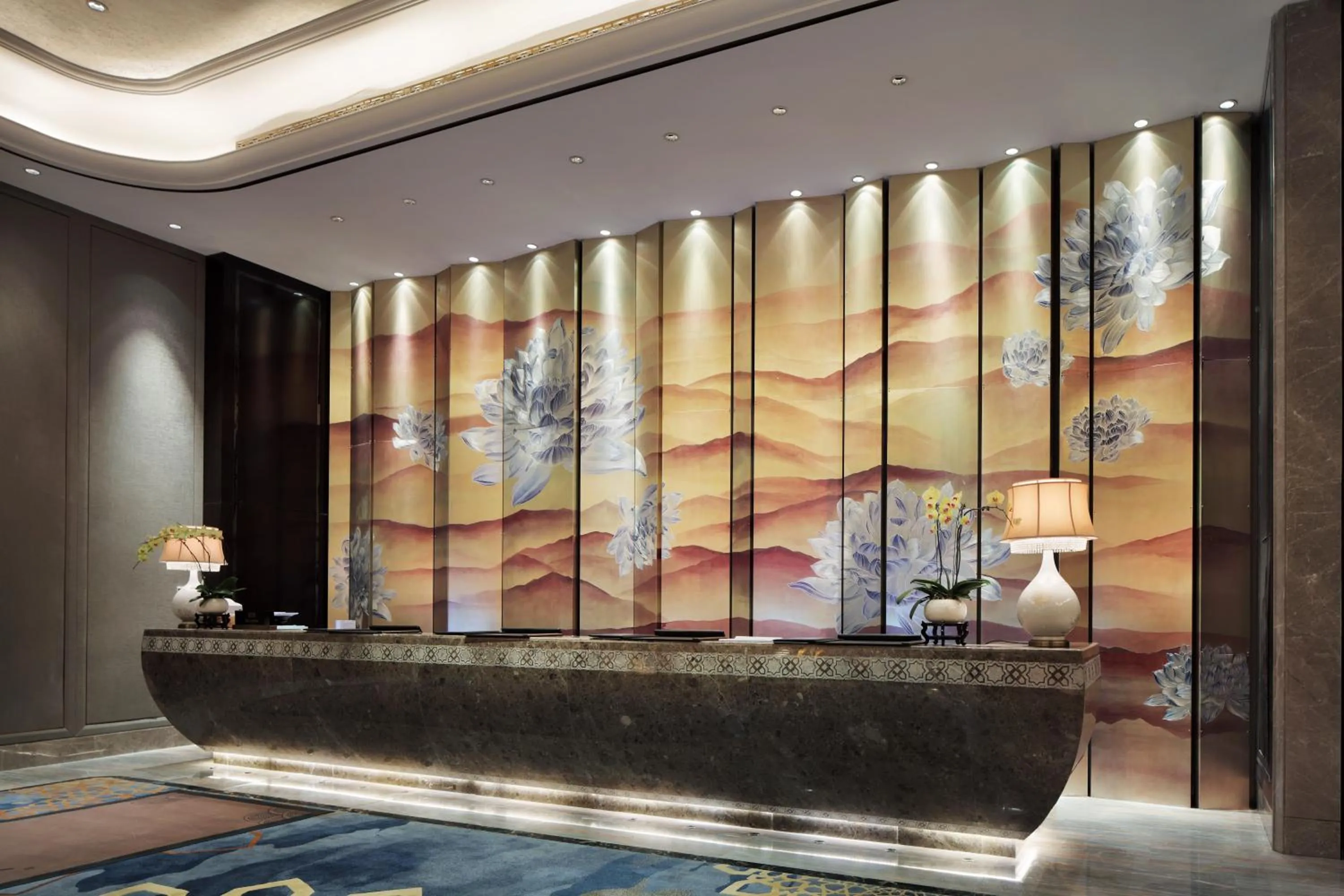 Lobby or reception in Wanda Vista Hotel Urumqi