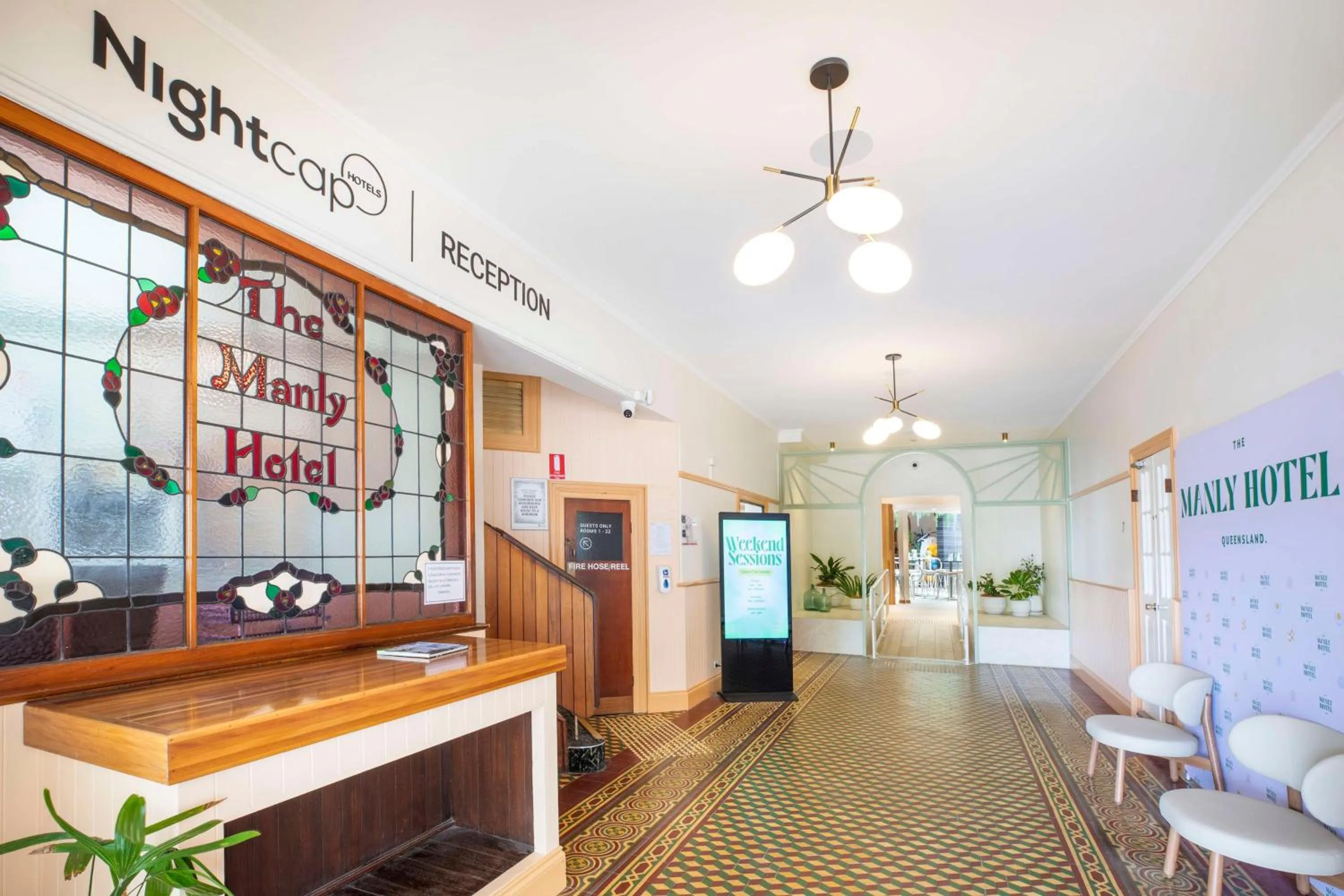 Lobby or reception in Nightcap at Manly Hotel