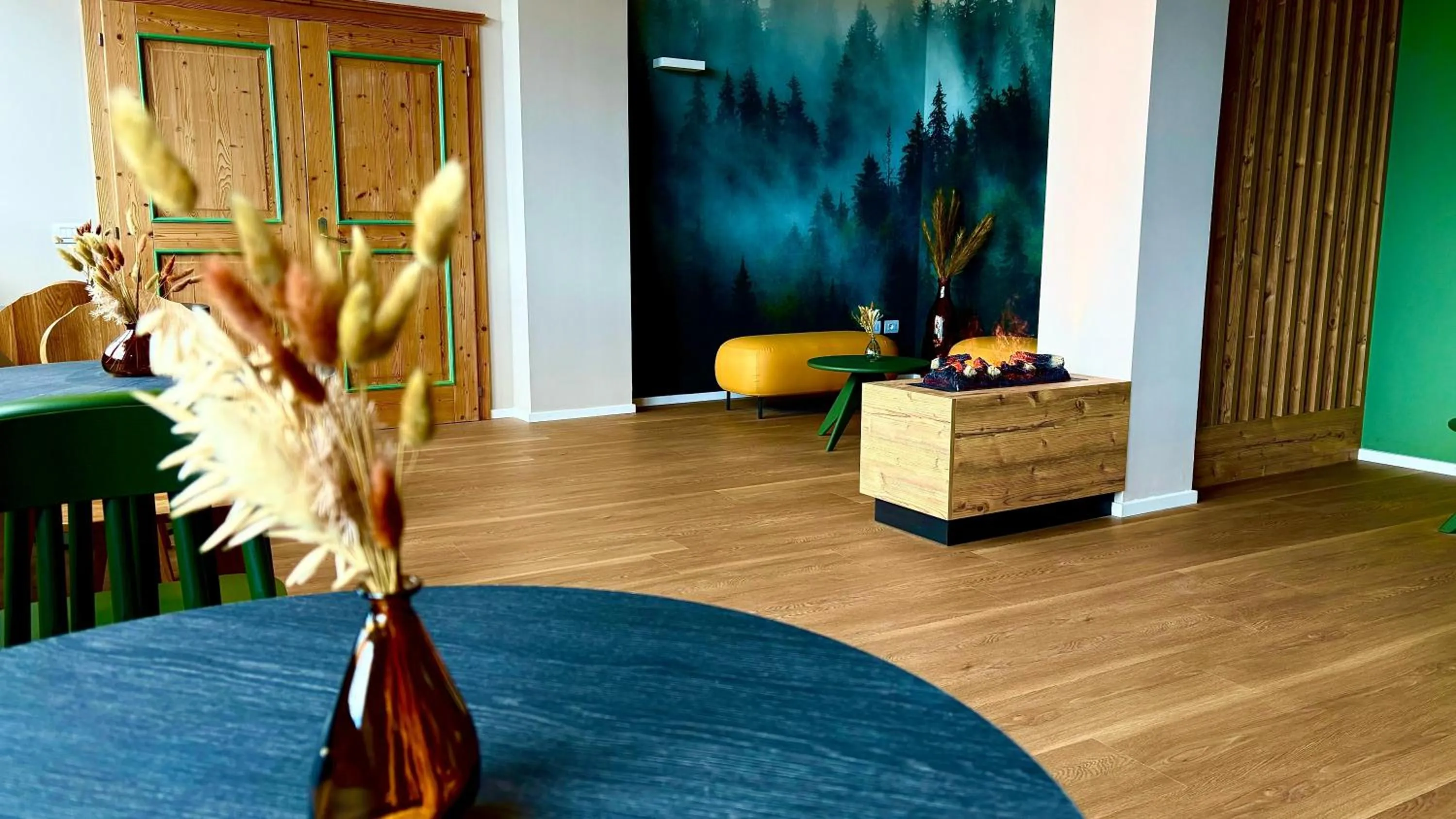 Communal lounge/ TV room in Hotel Garnì San Giorgio