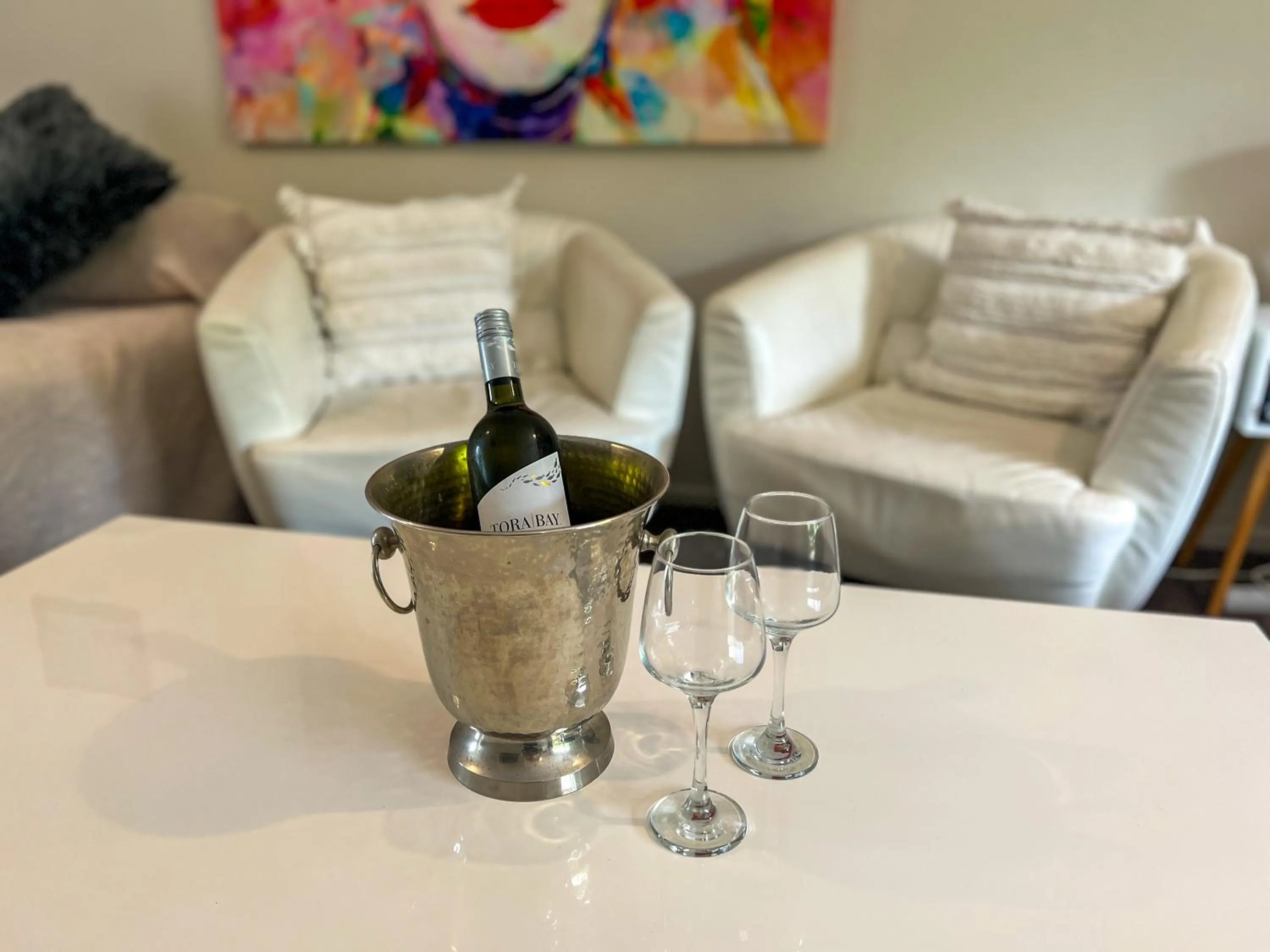 Living room in Swan House