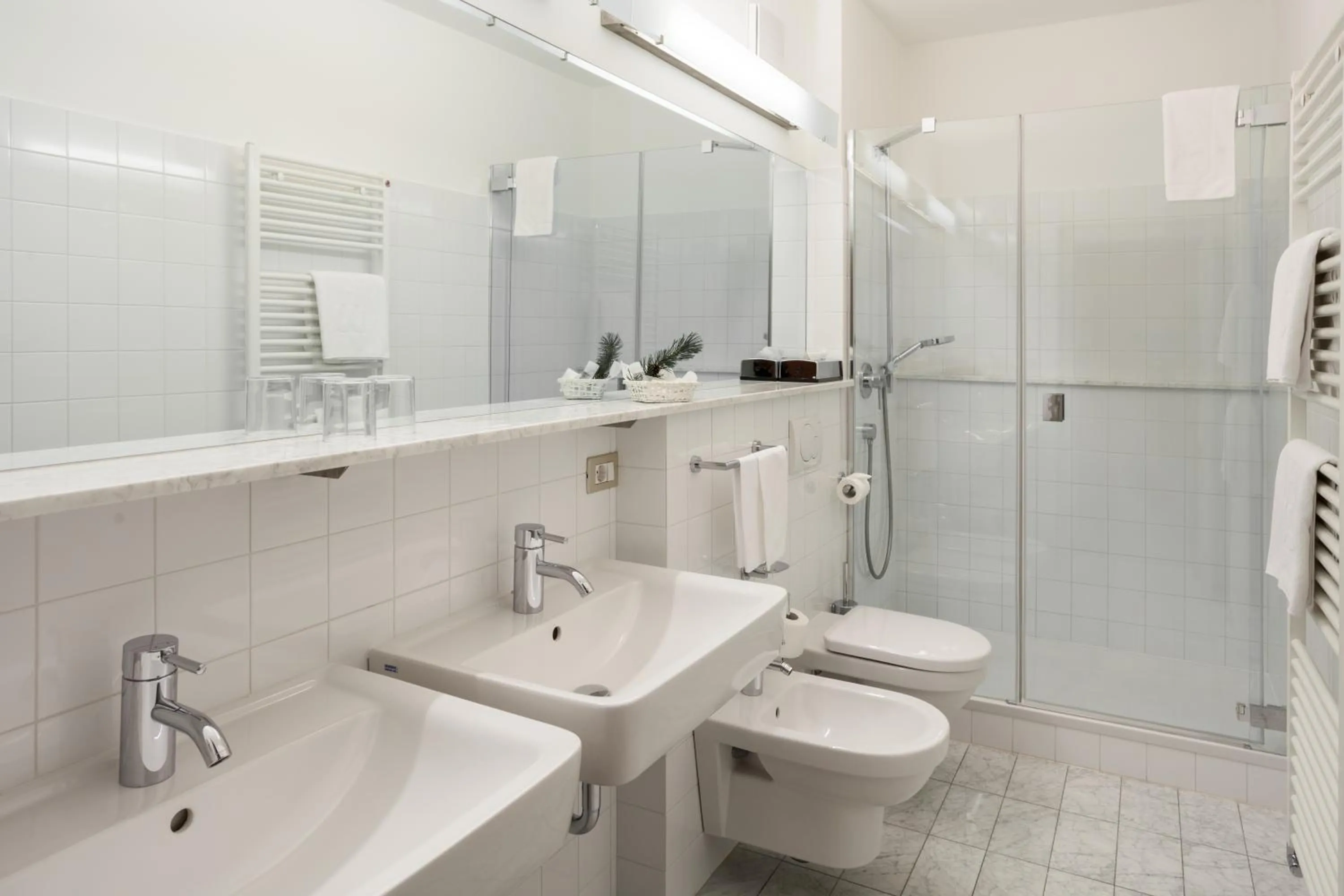 Shower in Hotel Tre Cime Sesto - Sexten