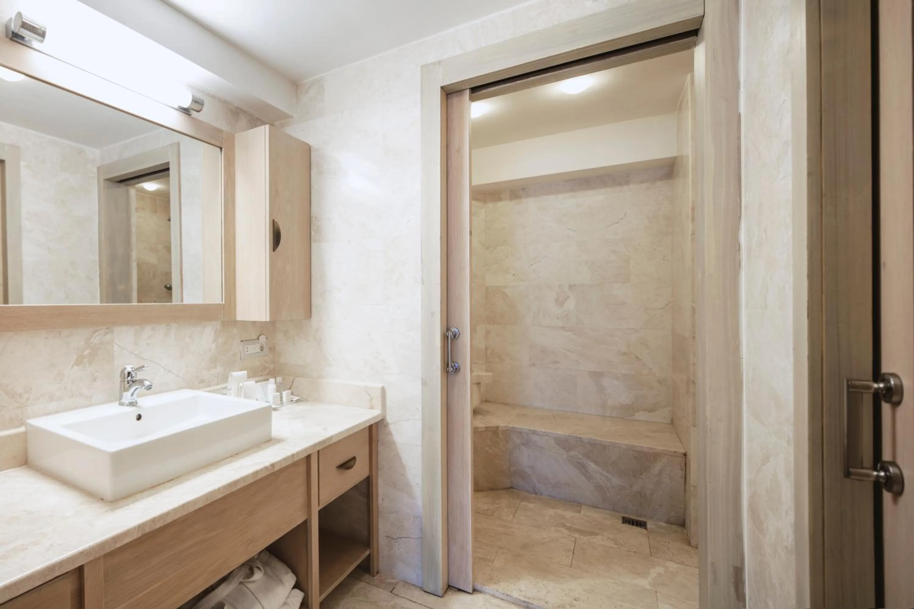 Steam room in Marti Resort Deluxe Hotel