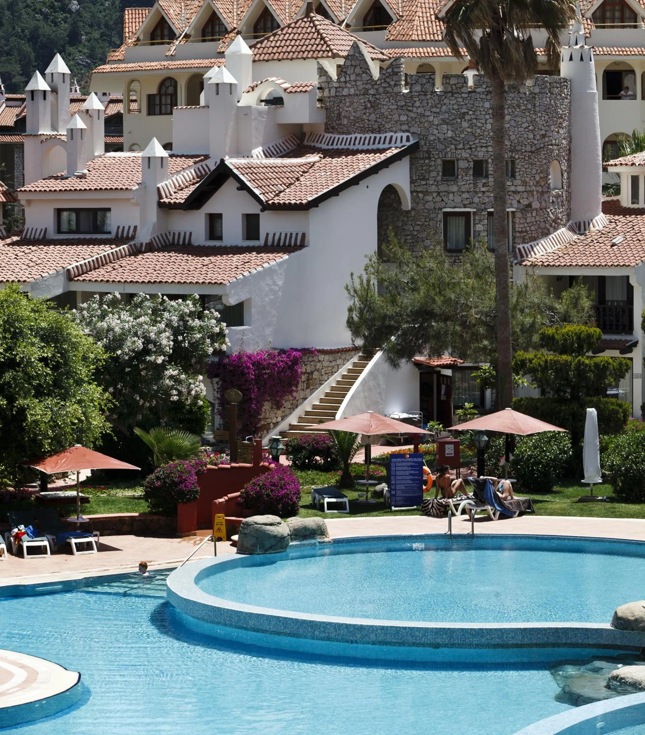 Pool view in Marti Resort Deluxe Hotel
