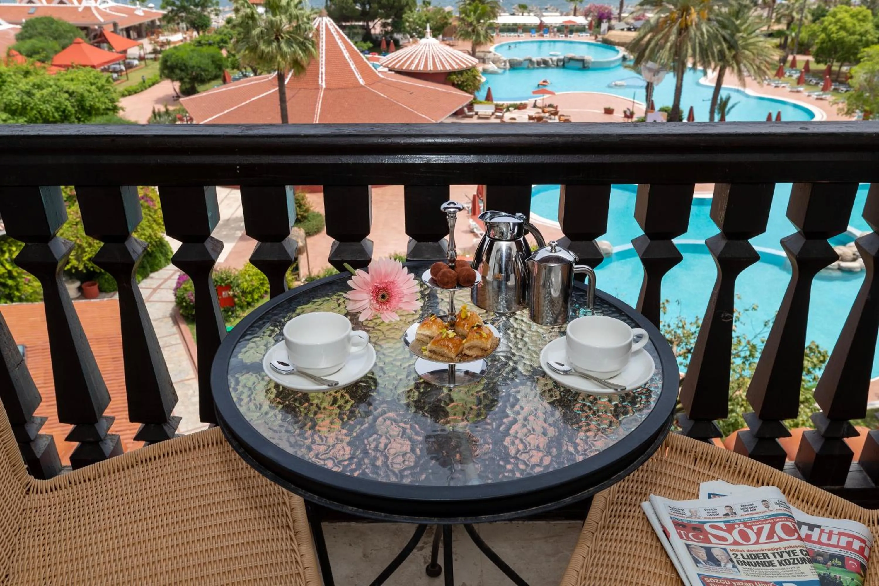 room service in Marti Resort Deluxe Hotel