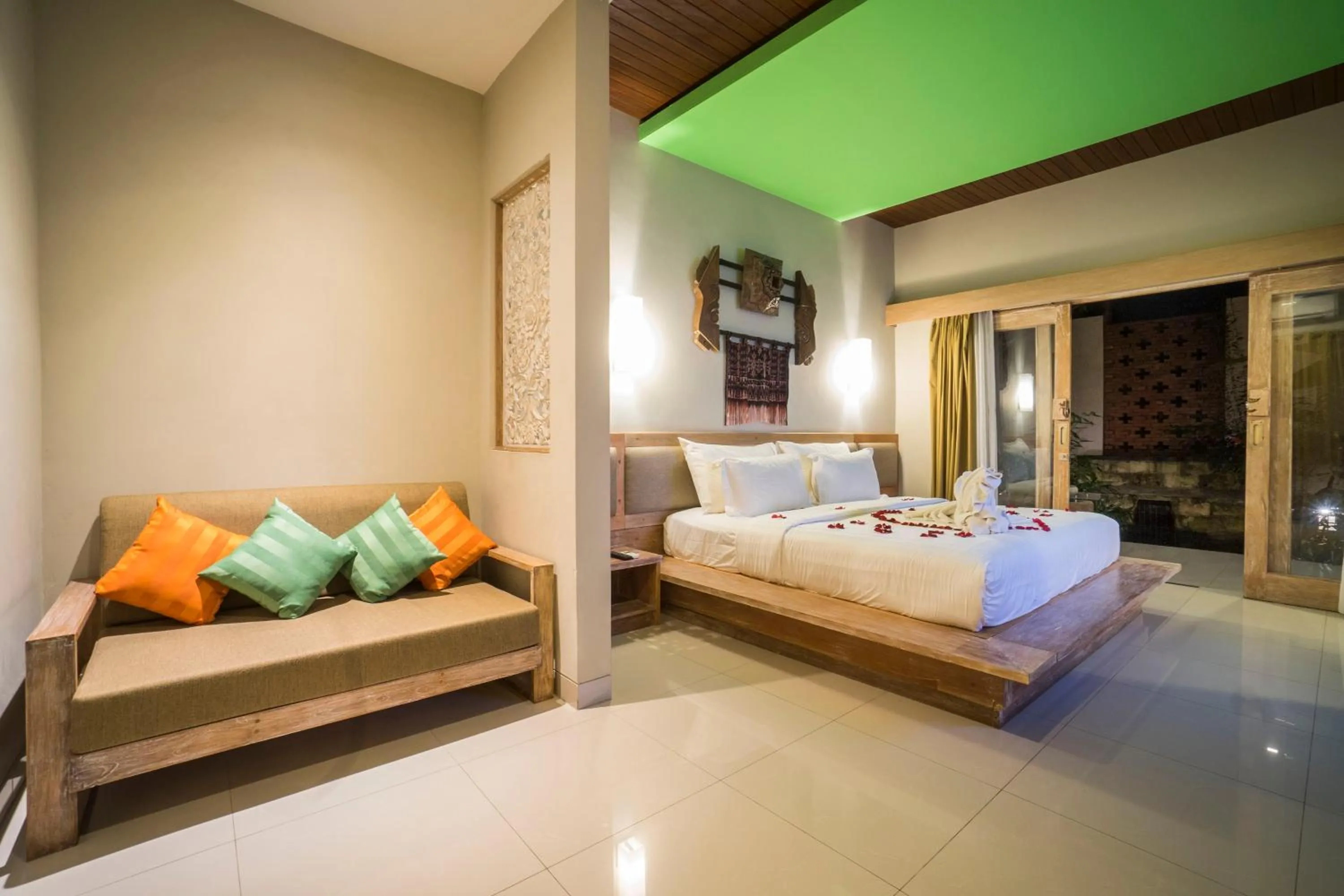 Bed in Tetirah Boutique Hotel