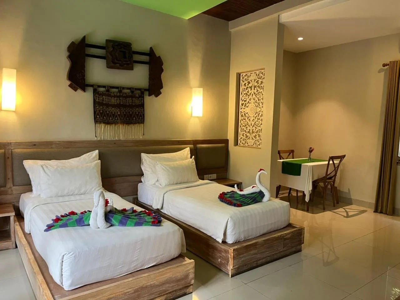 Bed in Tetirah Boutique Hotel