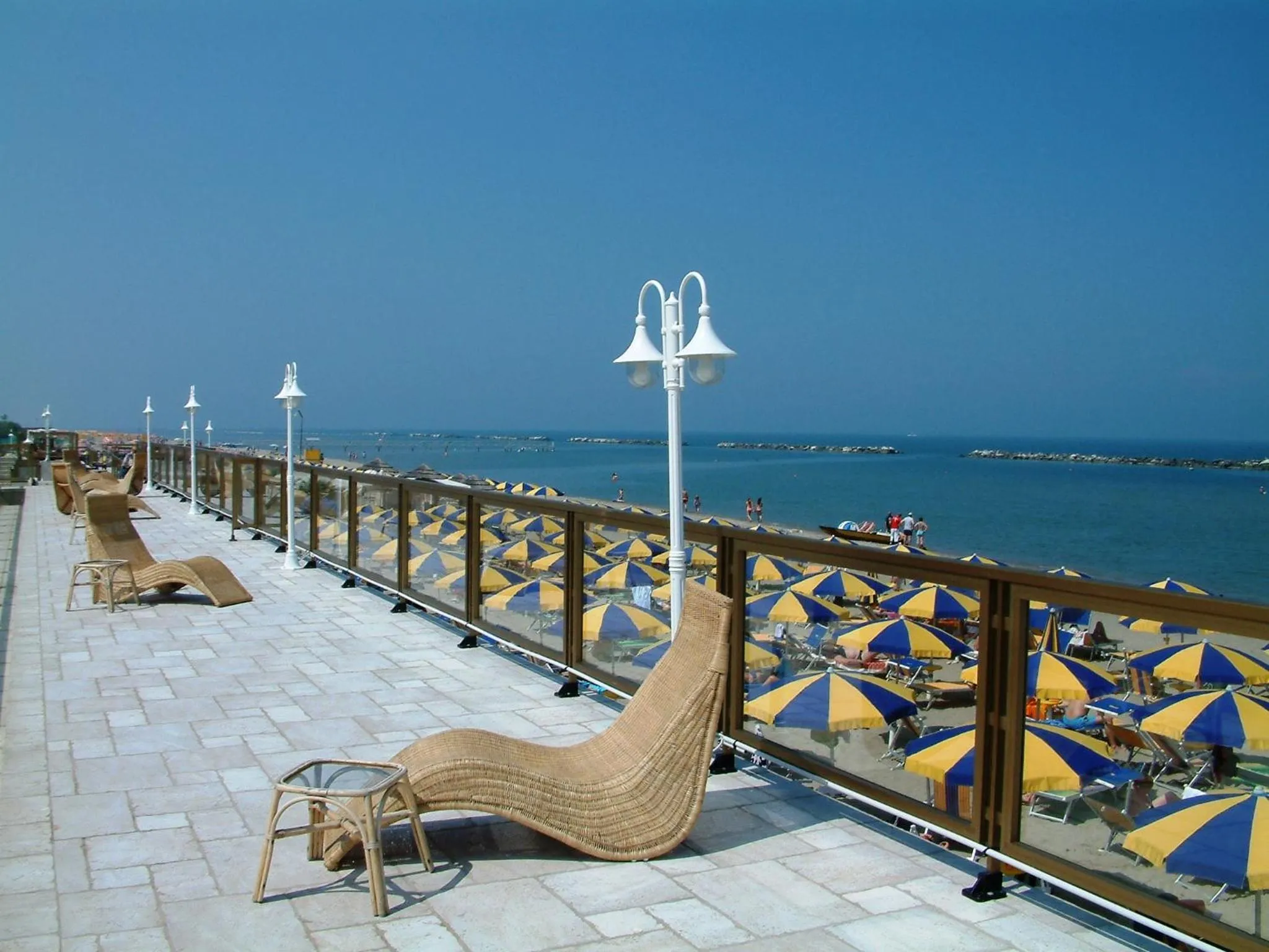 Balcony/Terrace in Grand Hotel Azzurra Club