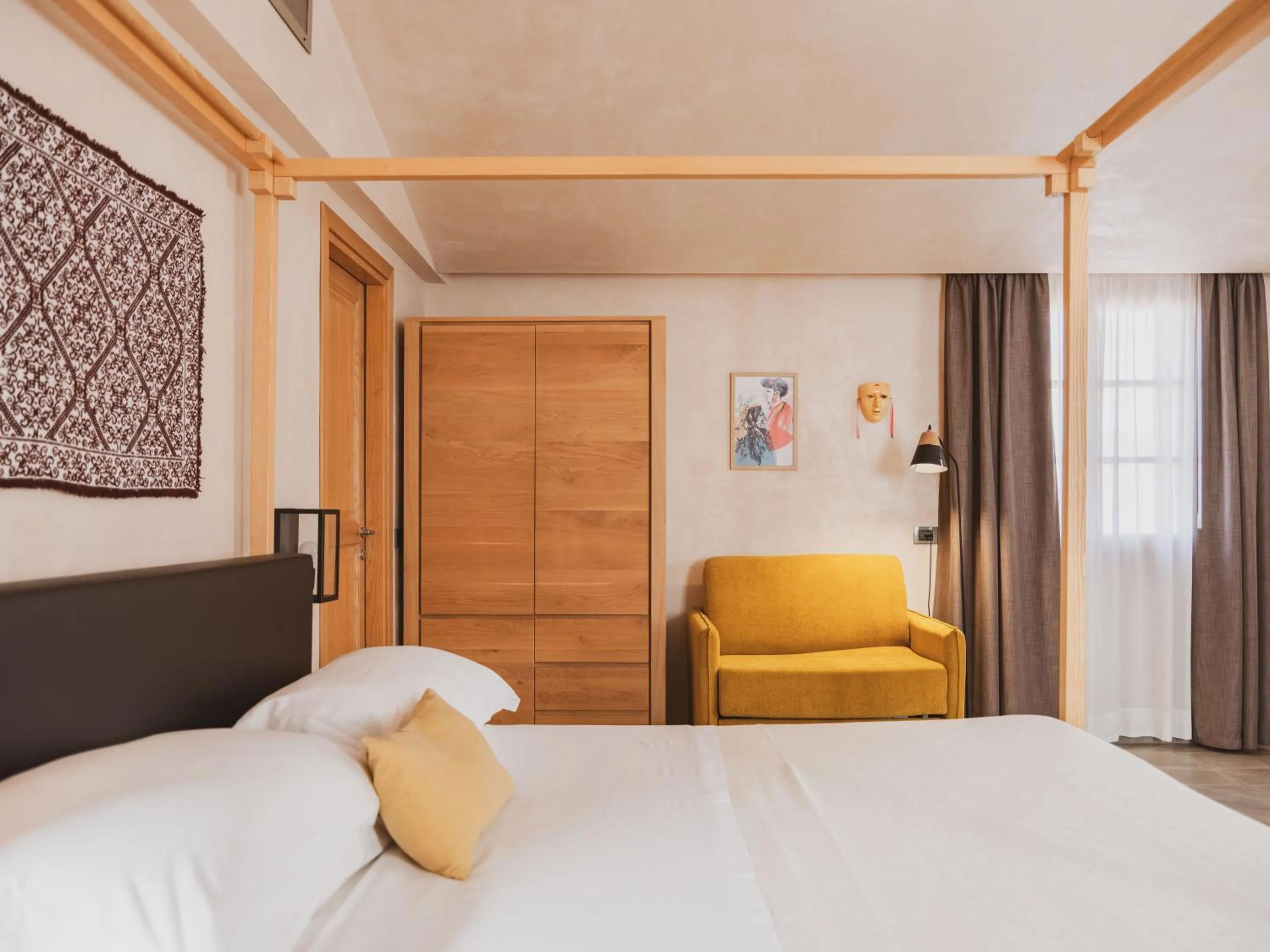 Bed in Tramas Hotel & Spa