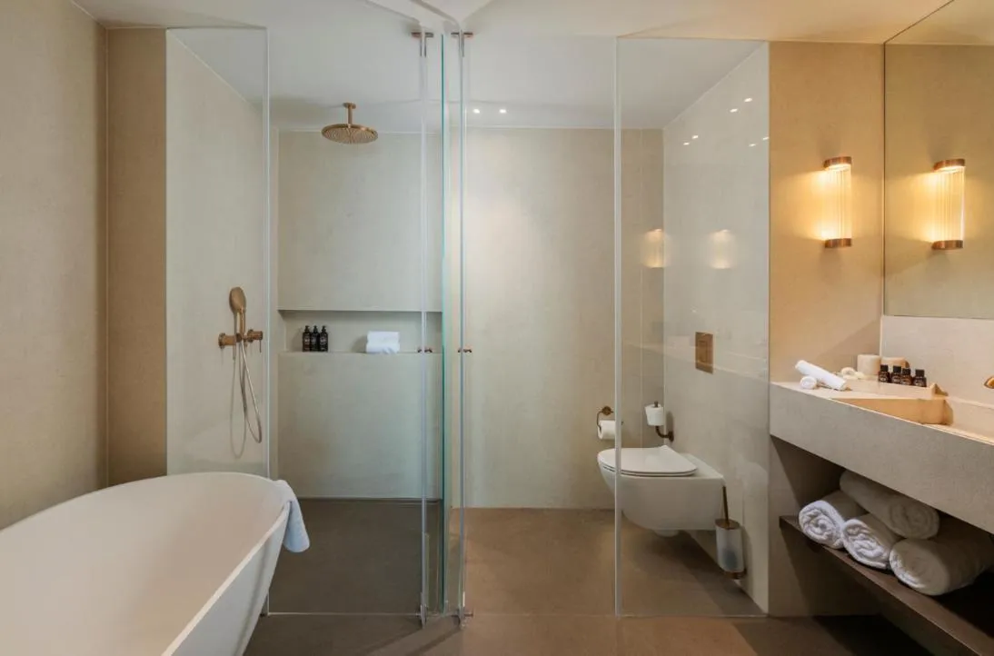 Bathroom in Enjoy Dead Sea Hotel