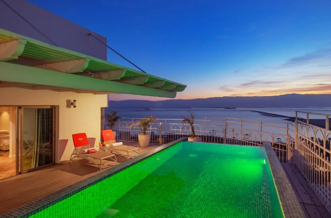 Sea view in Enjoy Dead Sea Hotel