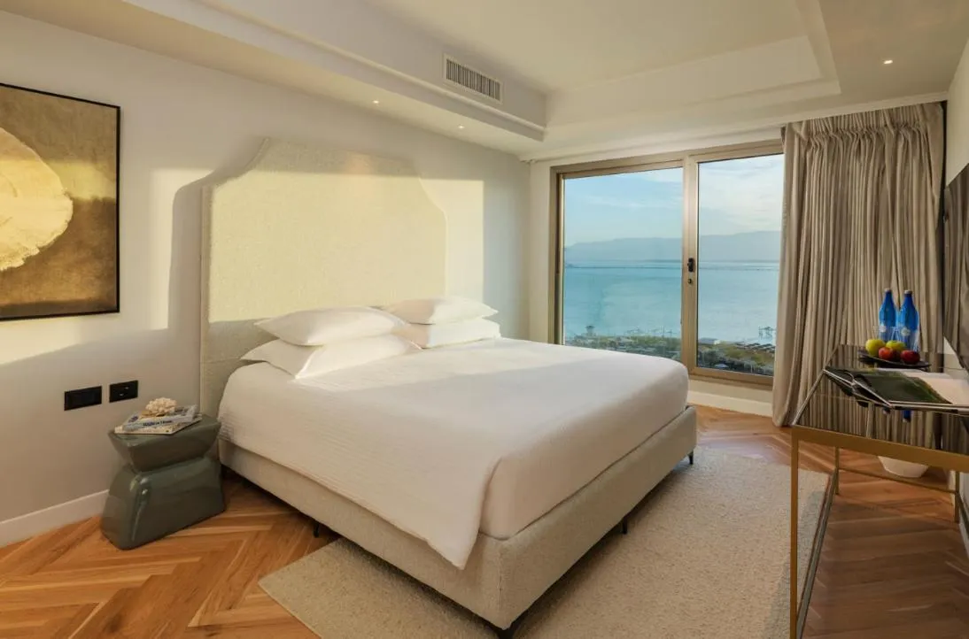 Bedroom, Bed in Enjoy Dead Sea Hotel