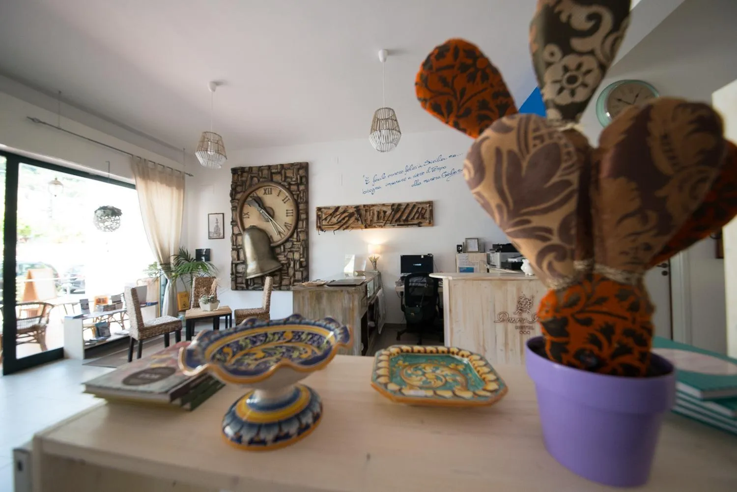 Lobby or reception in Hotel Donna Rosa