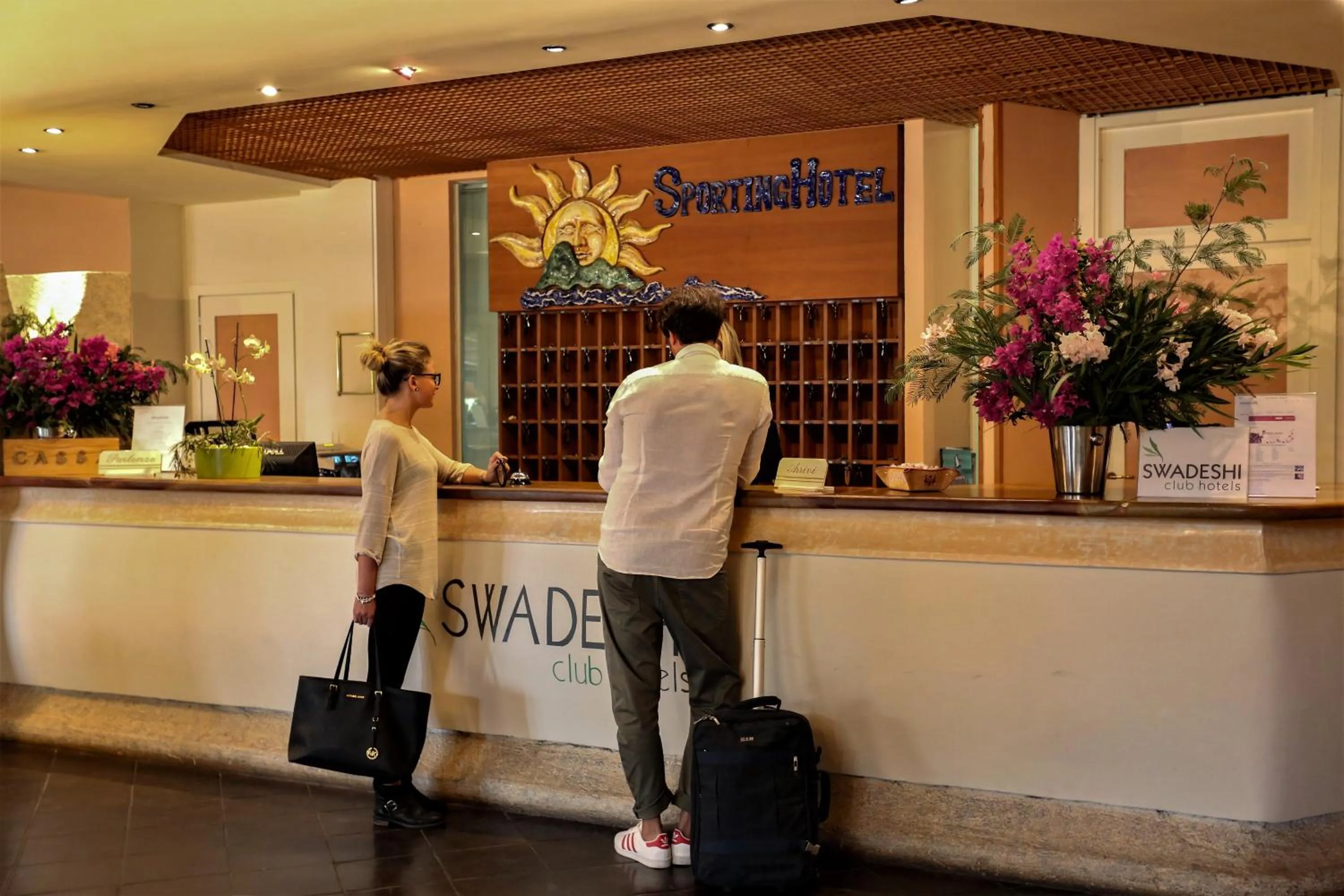 Staff in Swadeshi Sporting Hotel Tanca Manna