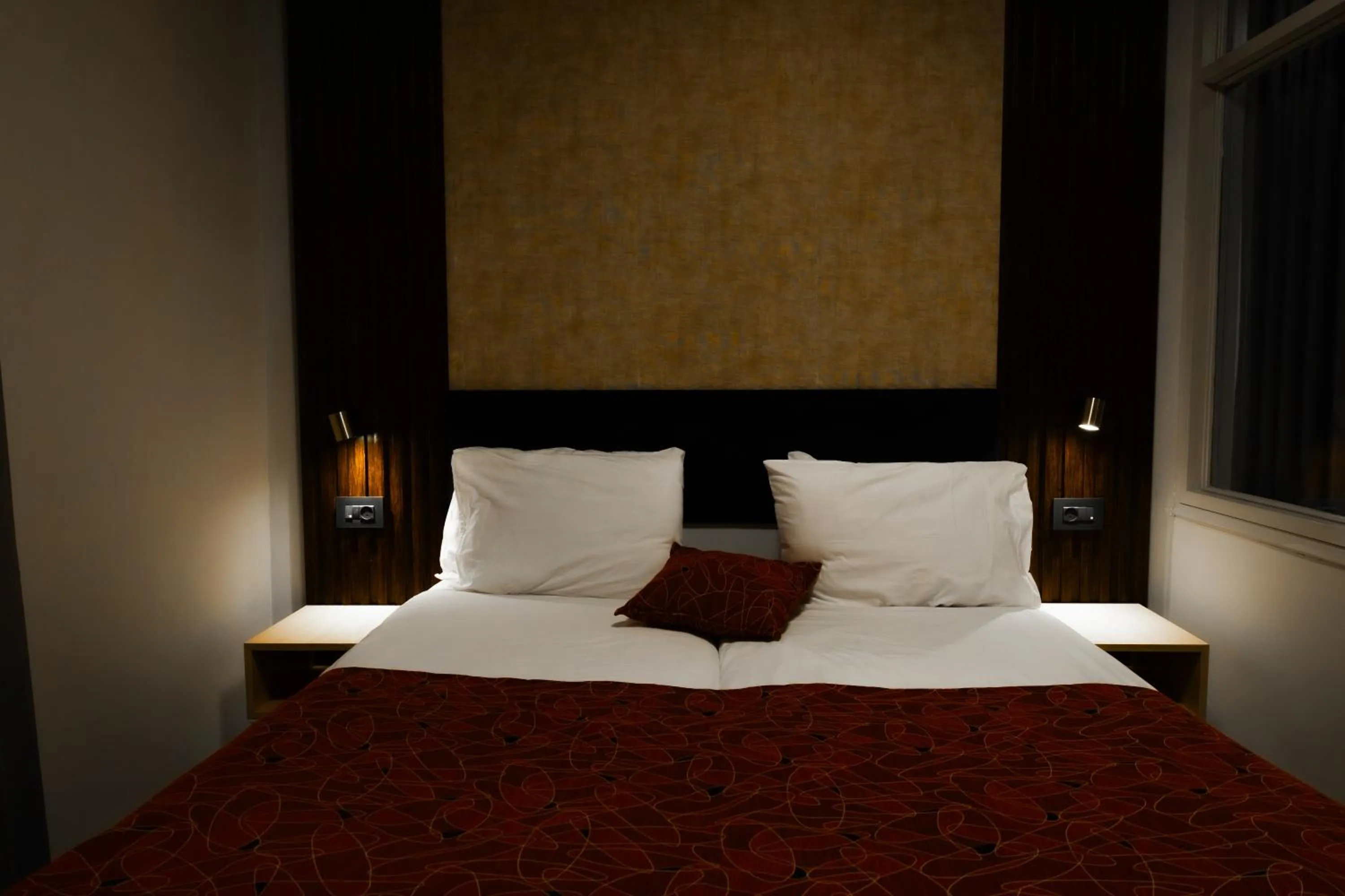 Bed in Lev Yerushalayim Hotel