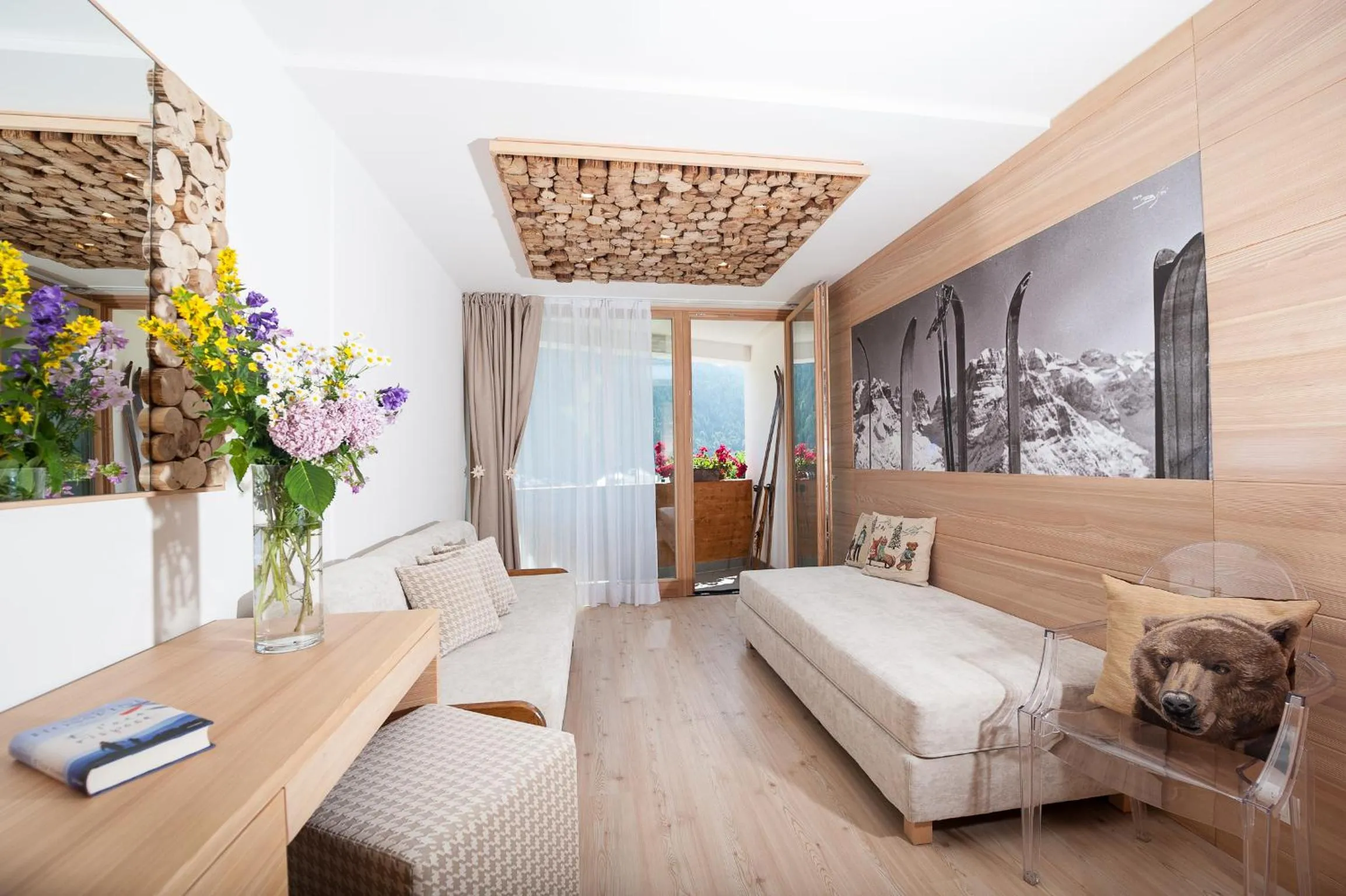 Seating area in Hotel Dahu