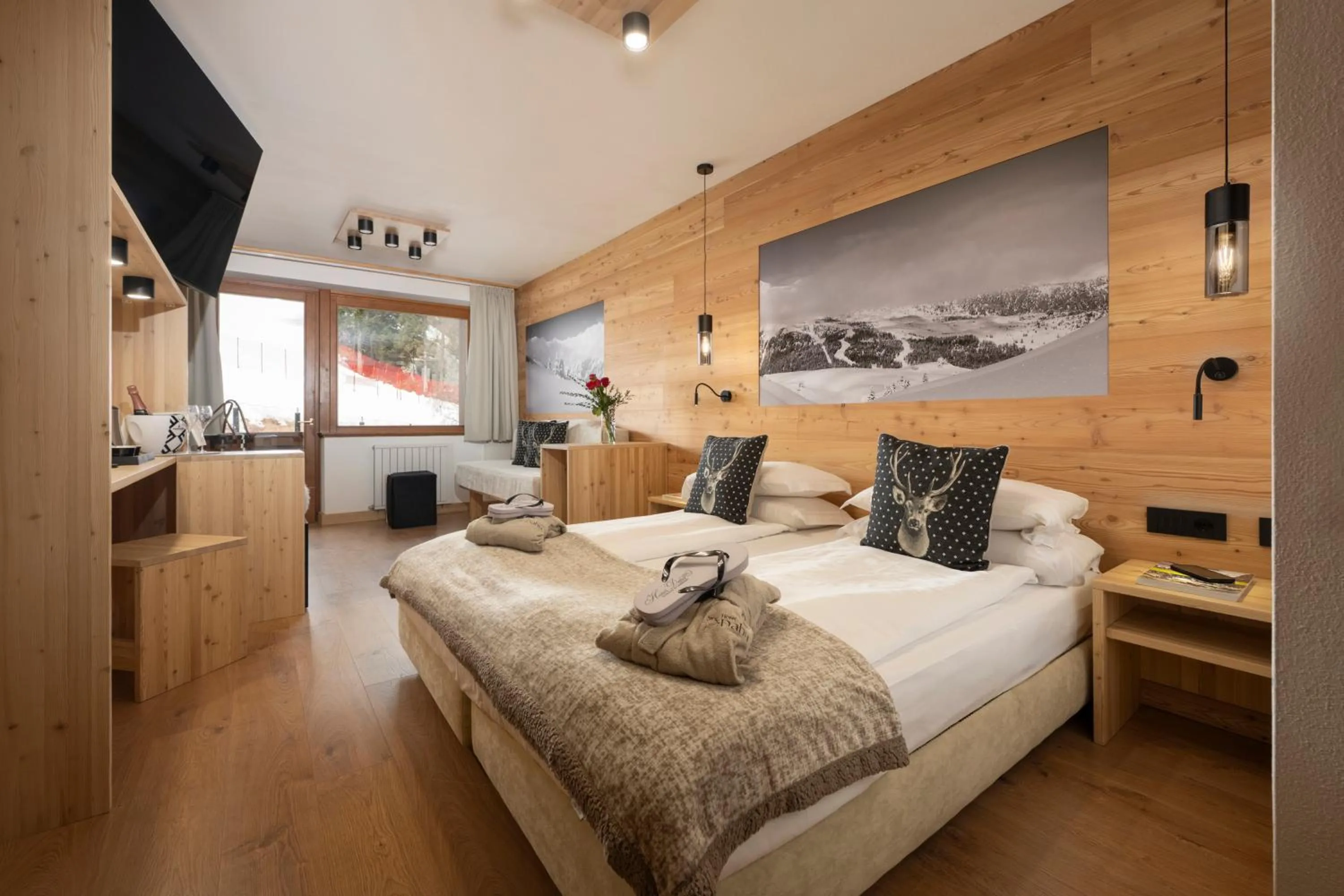 Bedroom, Bed in Hotel Dahu