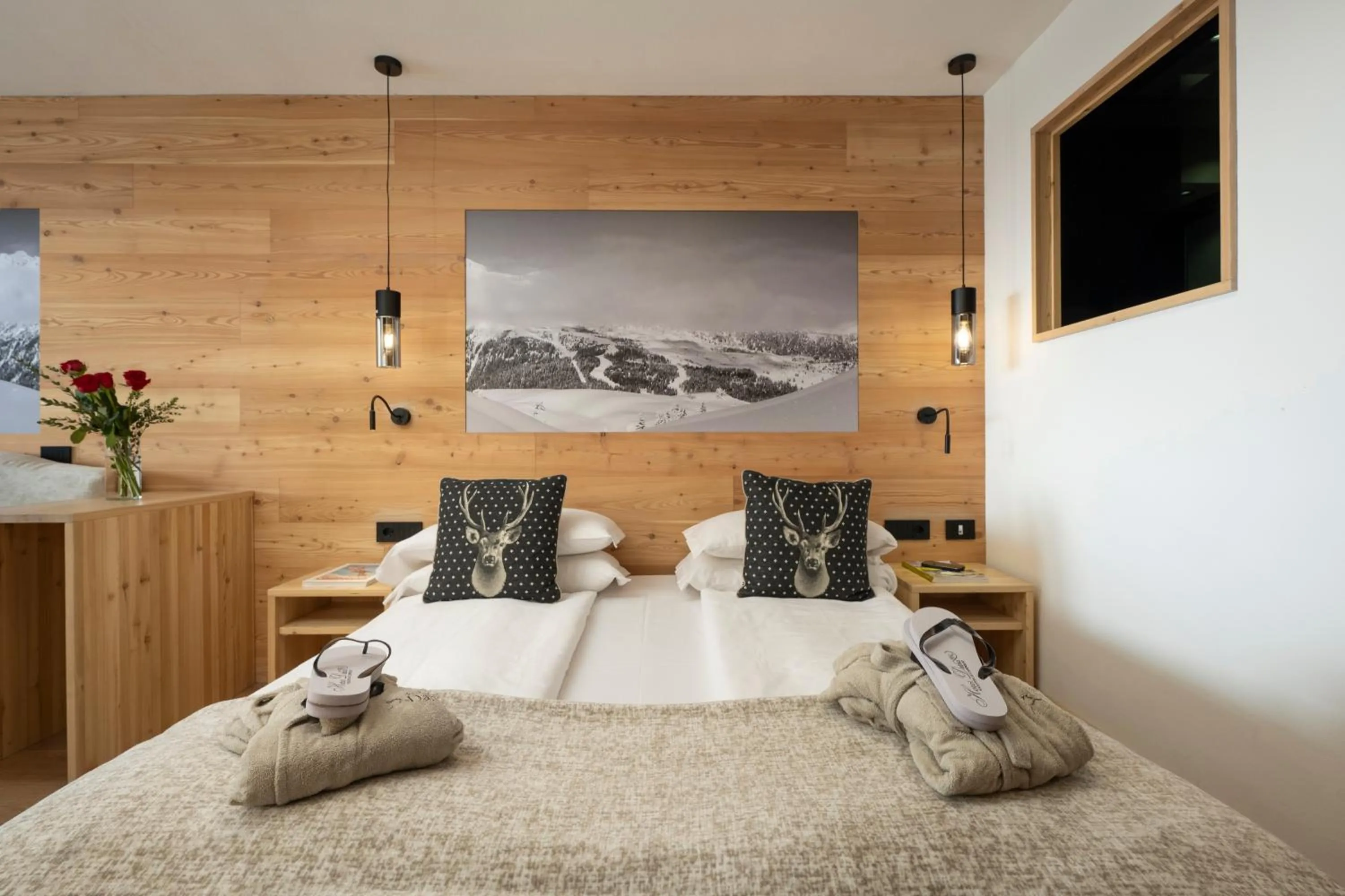 Bedroom, Bed in Hotel Dahu