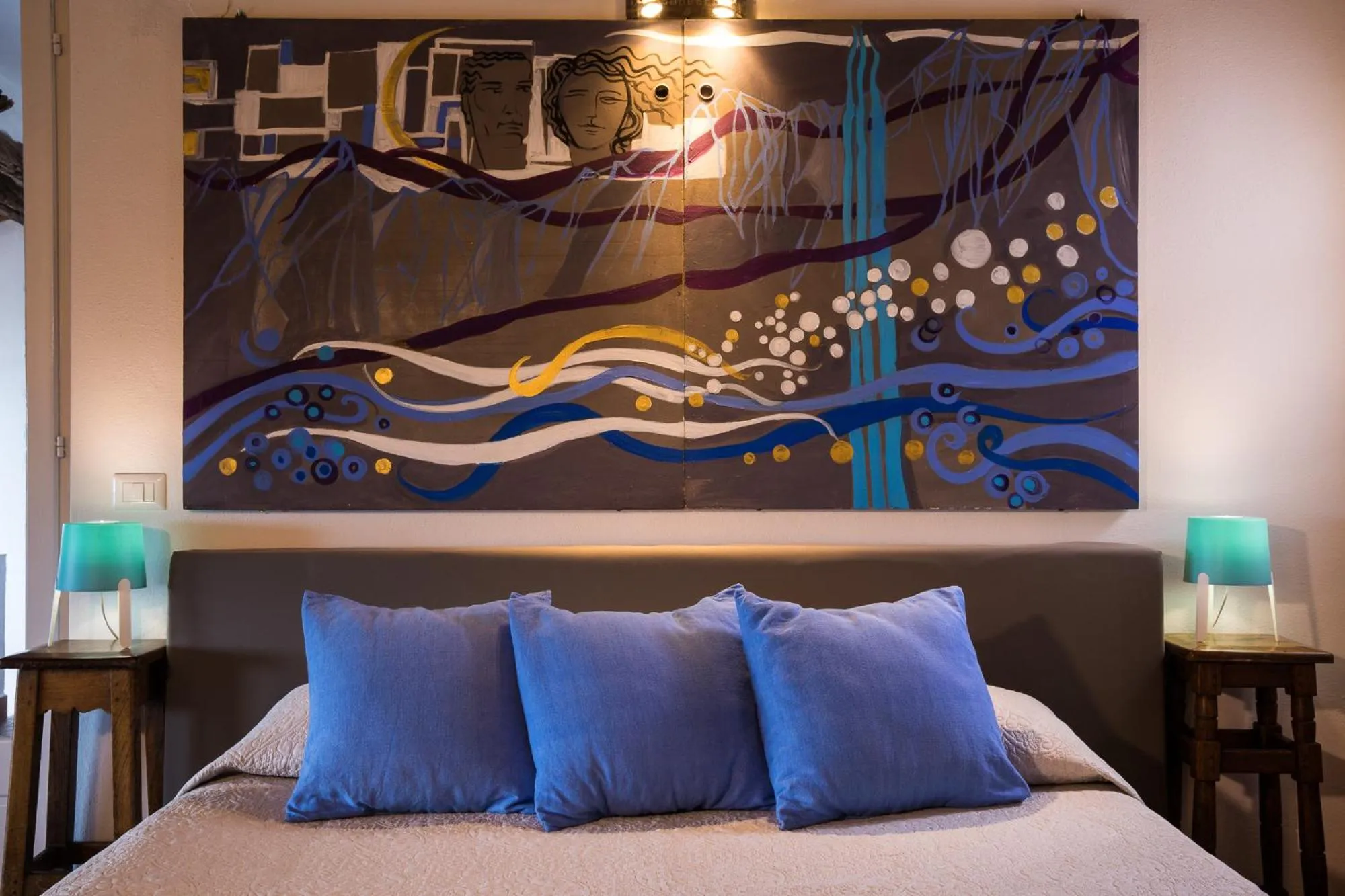 Bed in Palmasera Charming Rooms