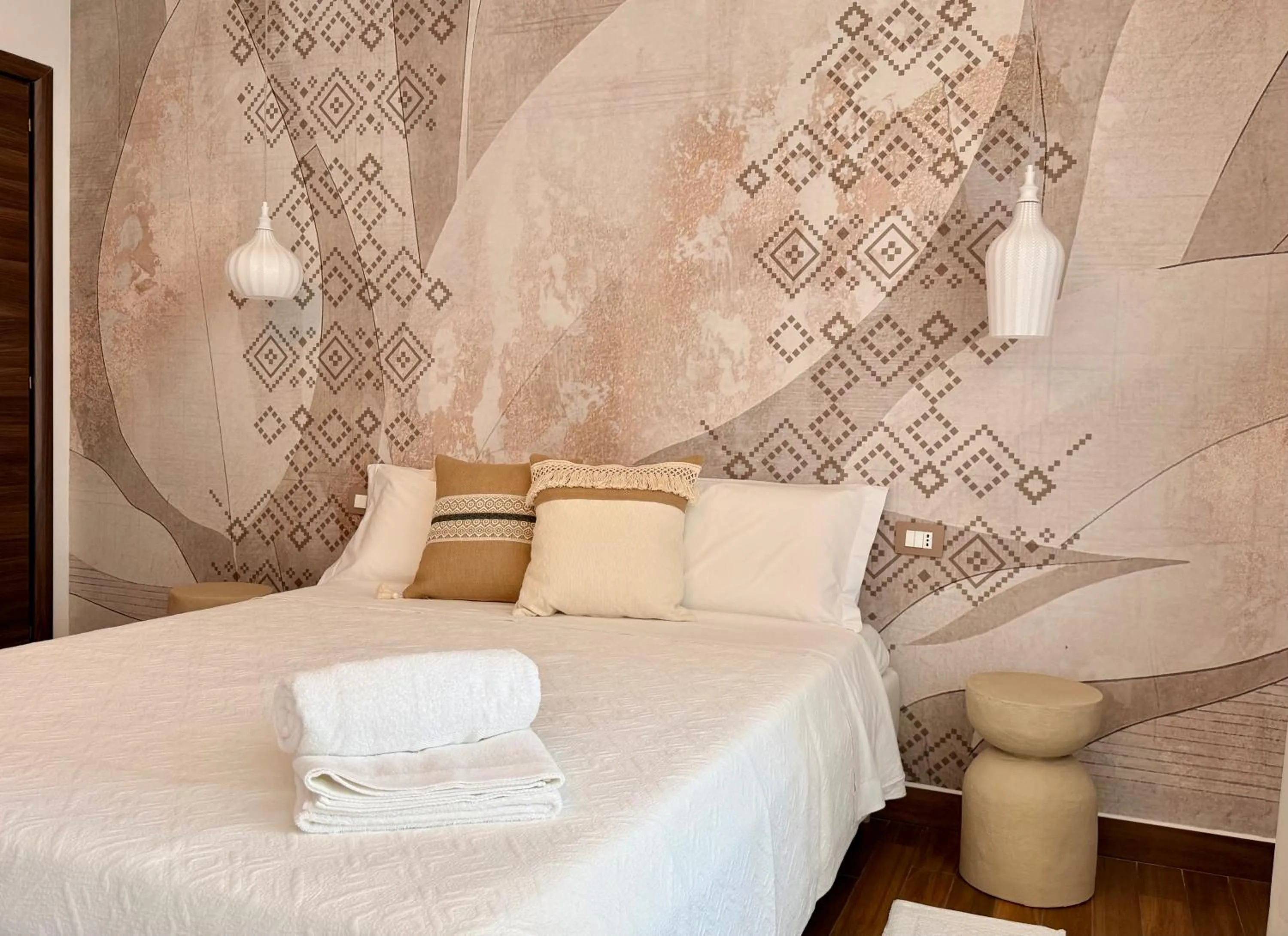 Bed in PALMASERA CHARMING - Rooms & Suites