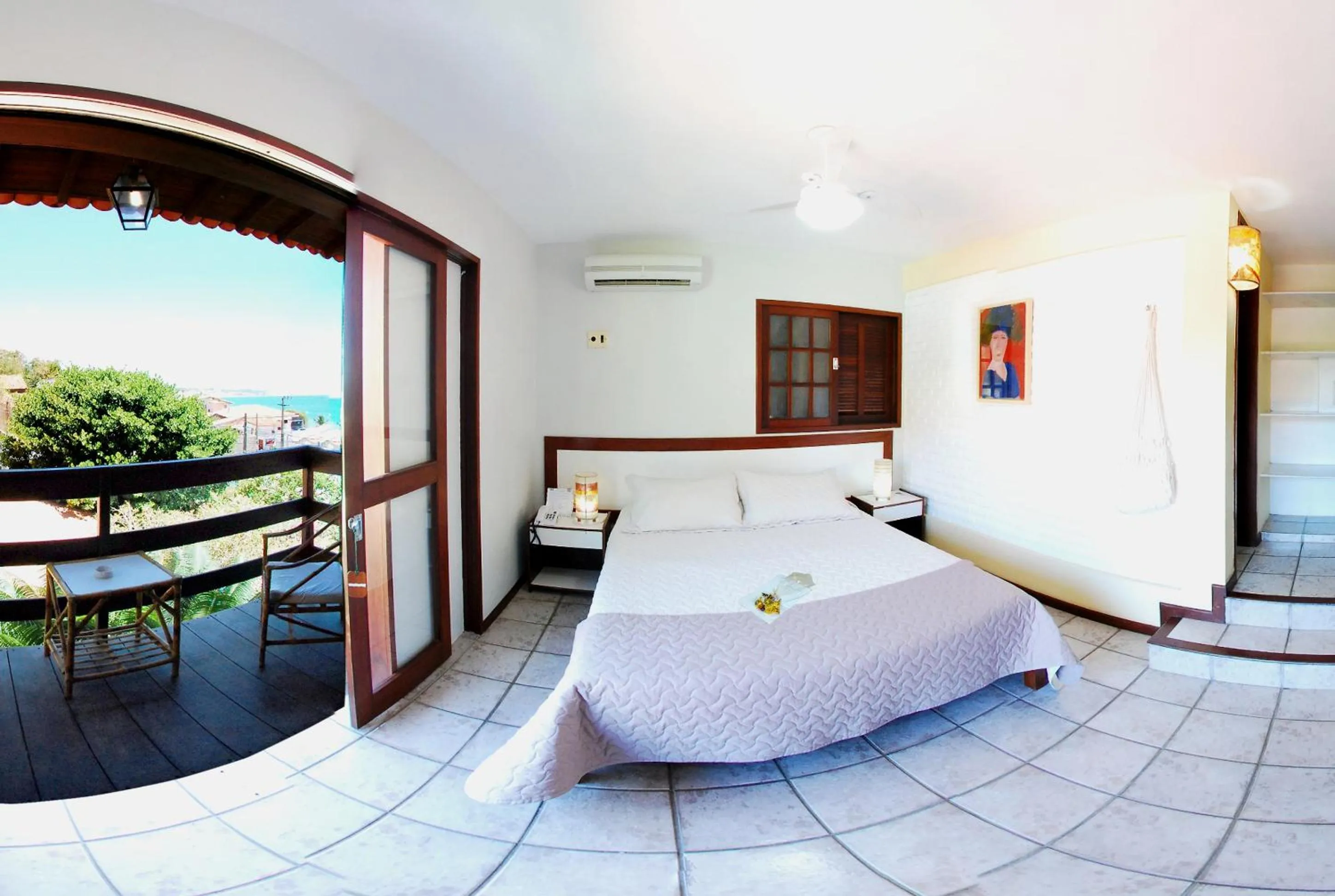 Bed in Pousada Castanheira