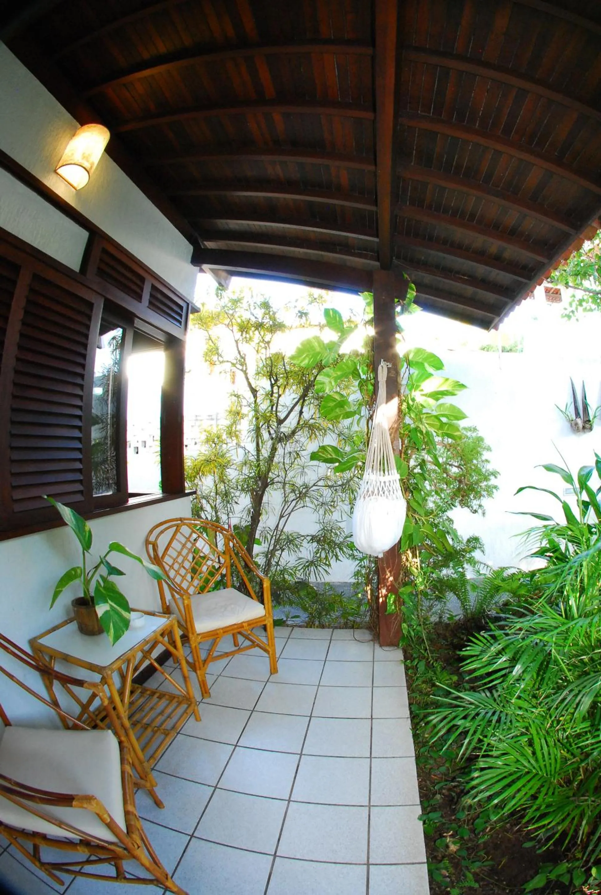 Patio in Pousada Castanheira