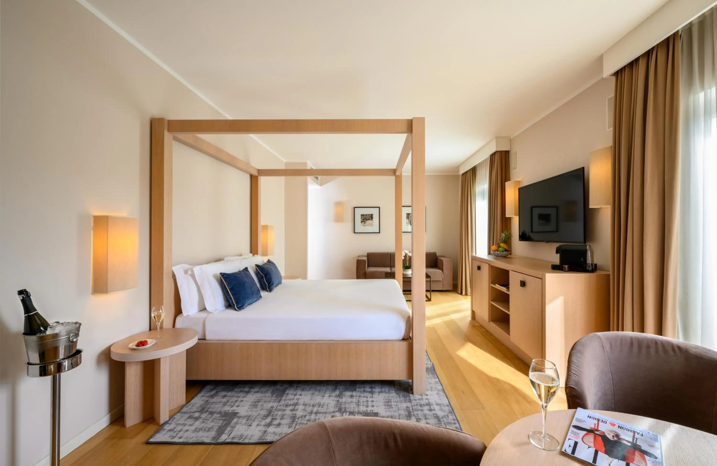 Bed in Leonardo Hotel Lago di Garda - Wellness and Spa