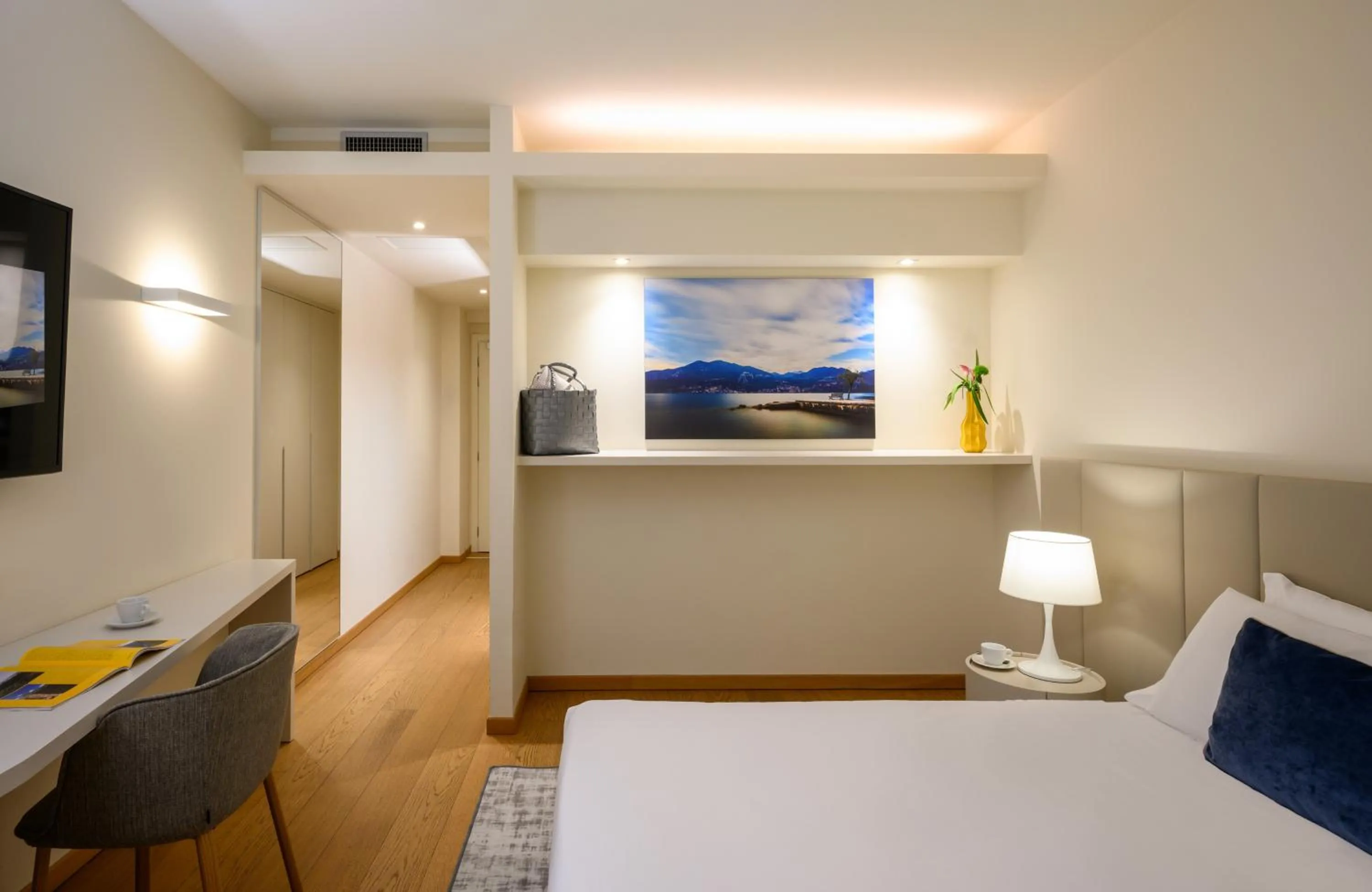 Bed in Leonardo Hotel Lago di Garda - Wellness and Spa