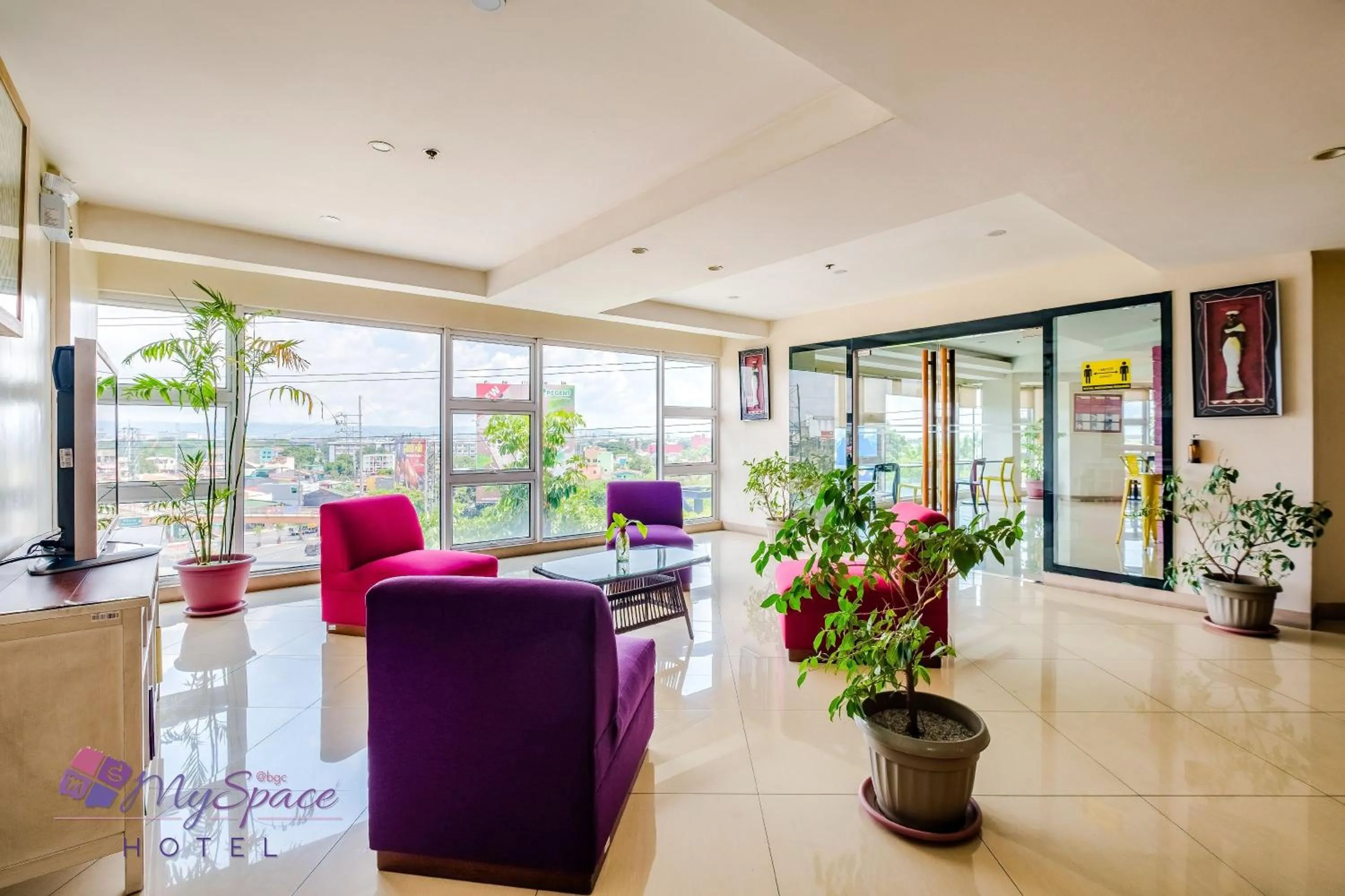 Lobby or reception in MySpace Hotel @BGC