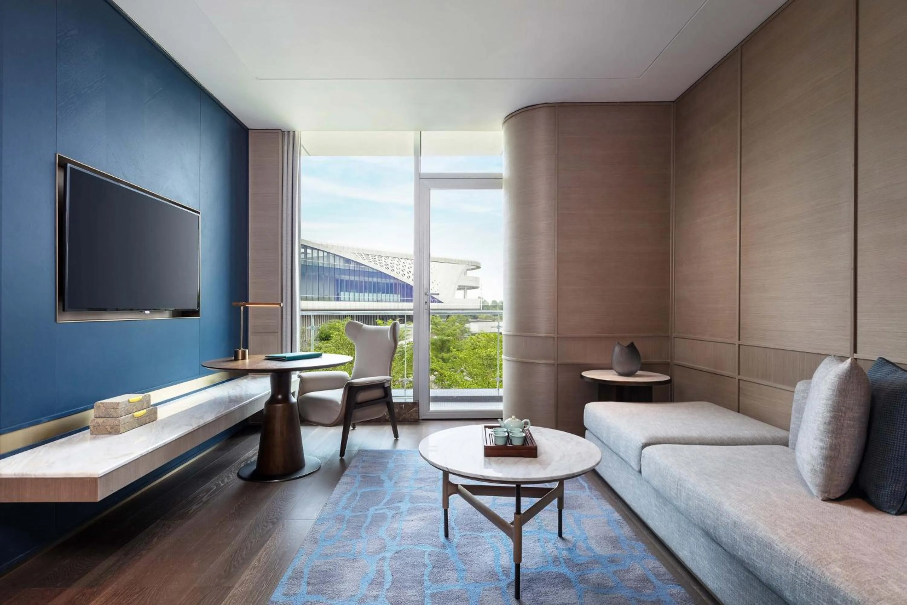 Living room in Midea Shunde, a Tribute Portfolio Hotel