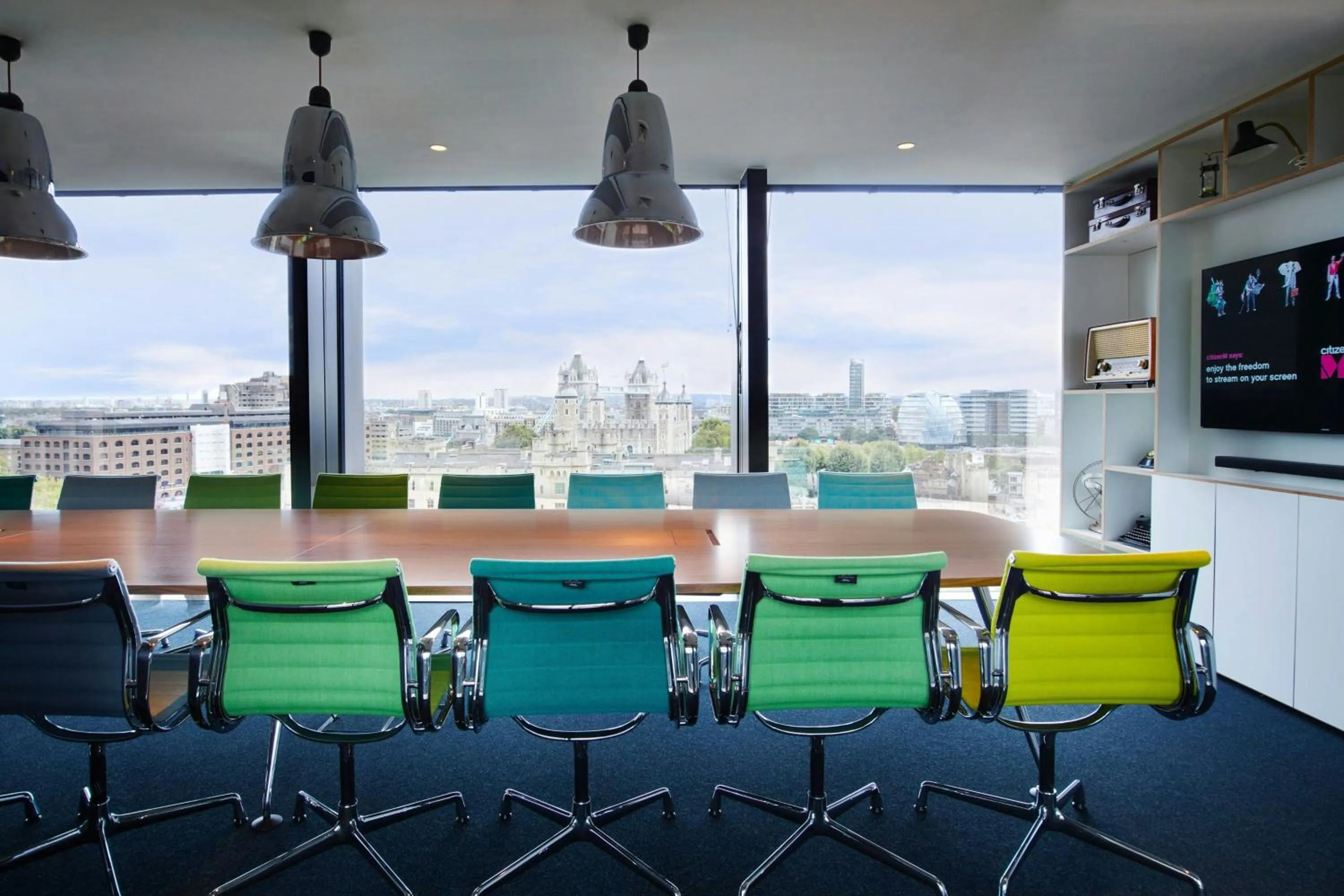 Meeting/conference room in citizenM Tower of London