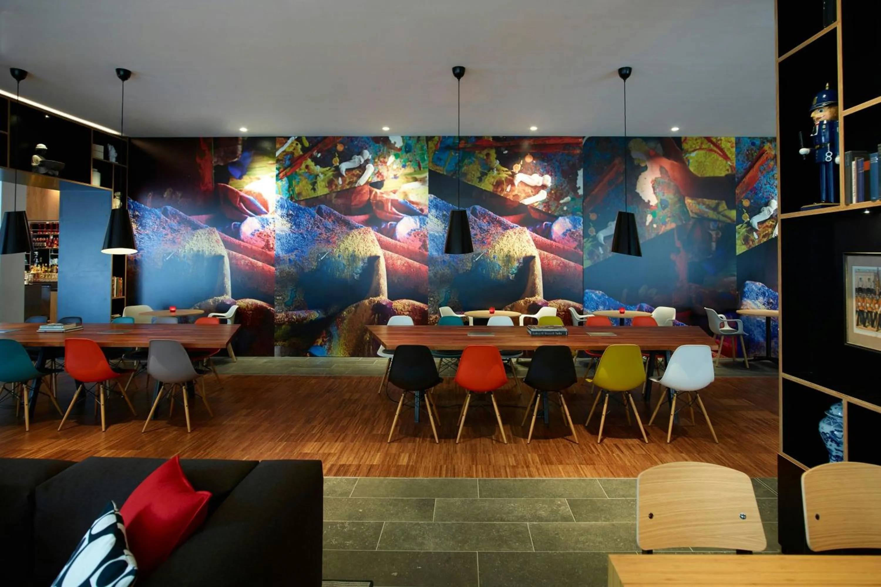 Lobby or reception in citizenM Tower of London