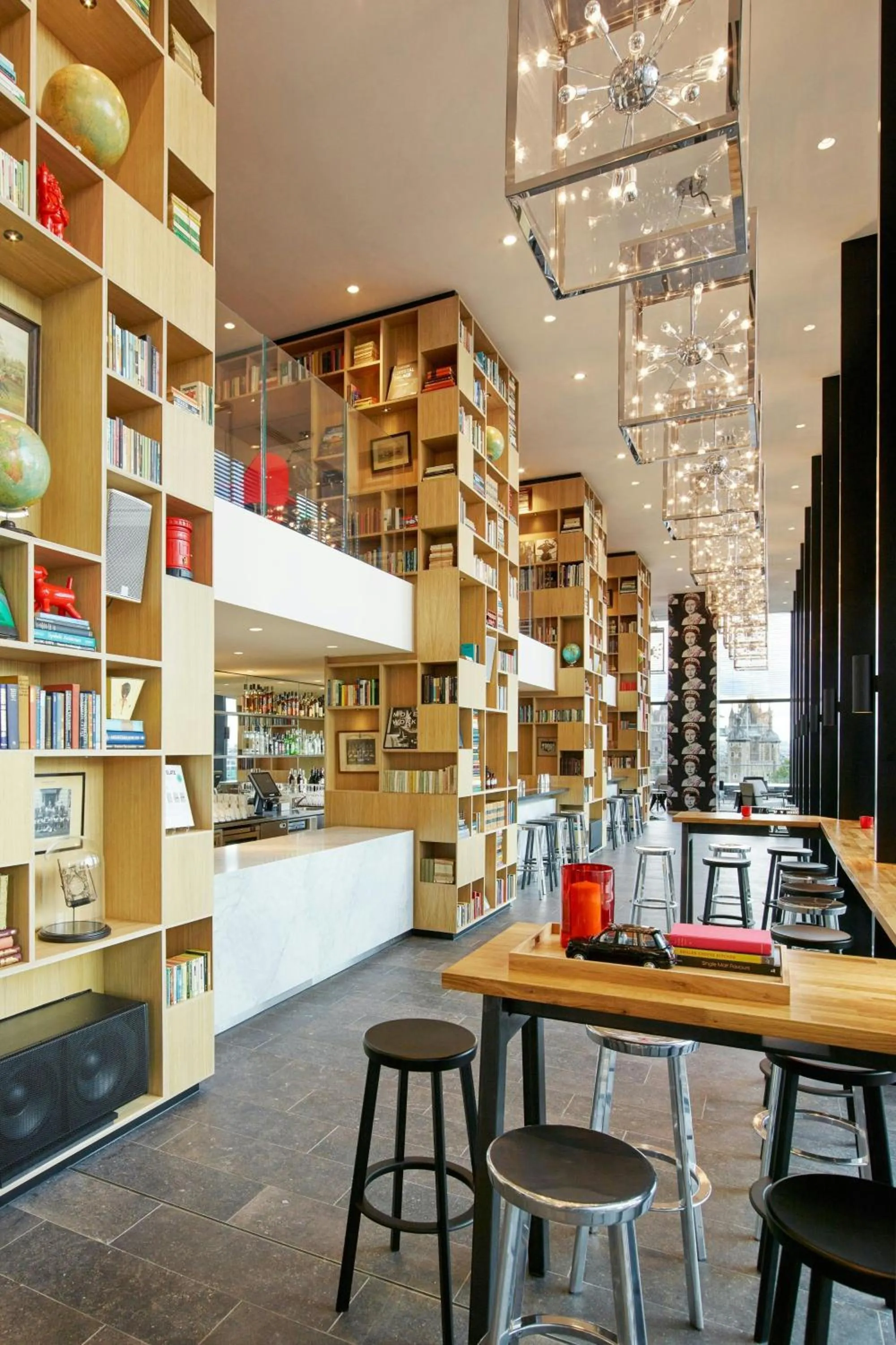 Lobby or reception in citizenM Tower of London