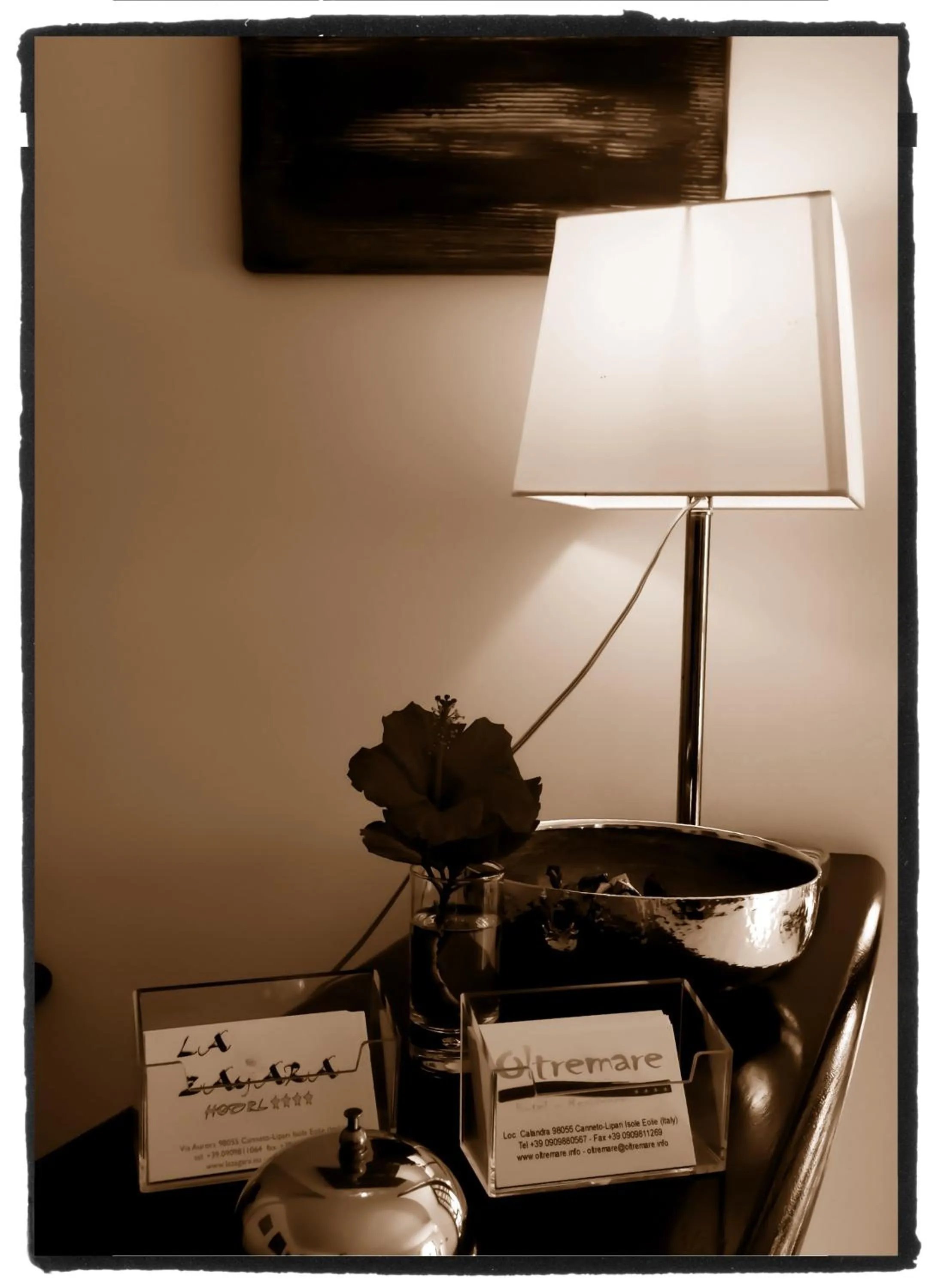 Lobby or reception in La Zagara Hotel