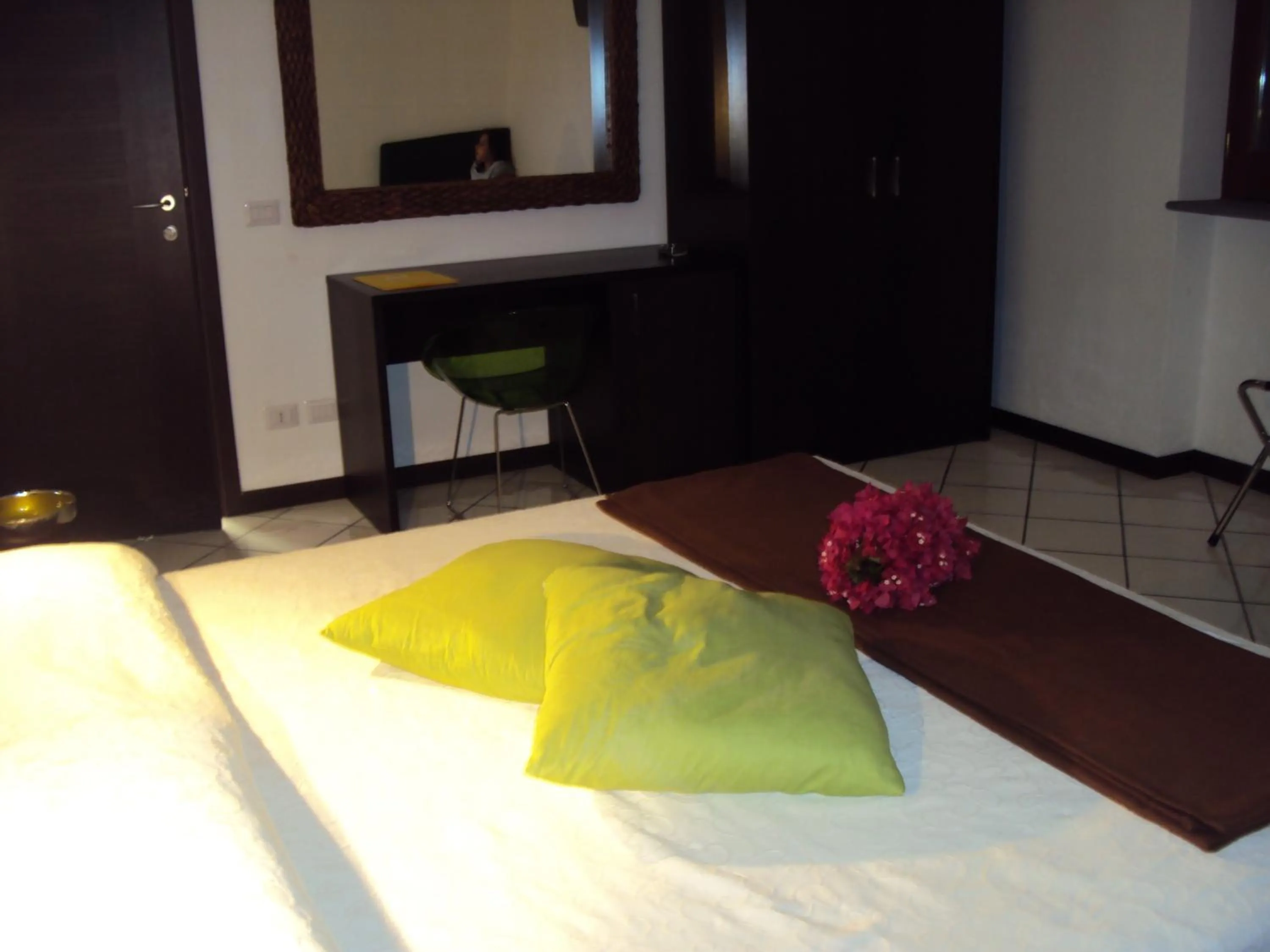 Bed in La Zagara Hotel